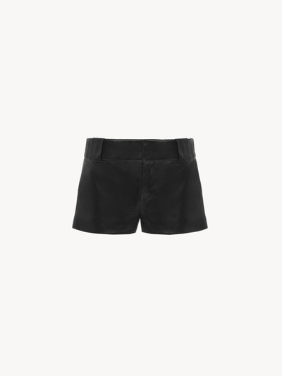 Chloé TAILORED MINI SHORTS IN SOFT NAPPA LEATHER outlook