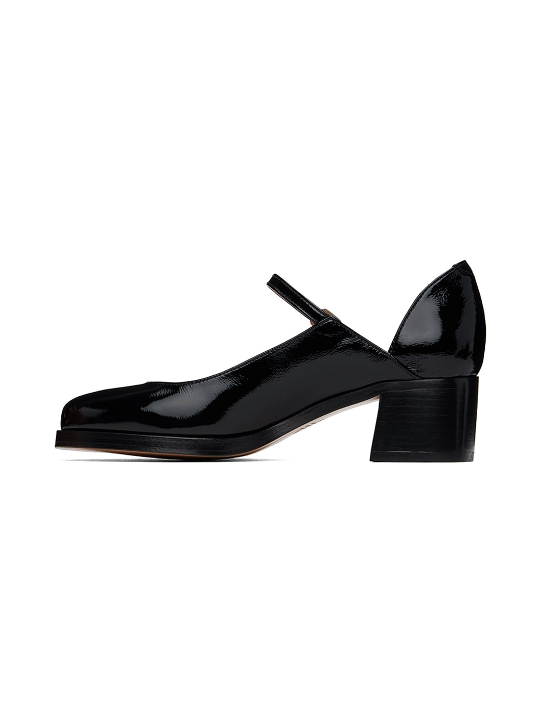Black Jade Mary Jane Heels - 3