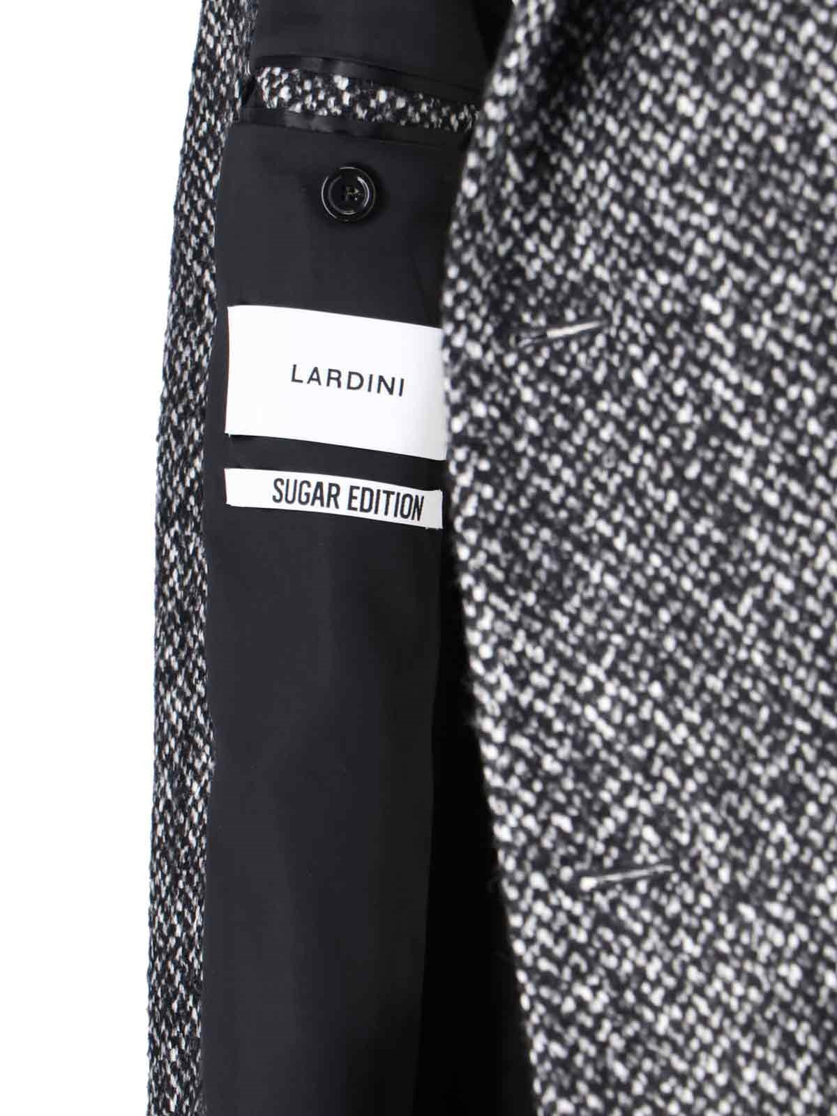 SINGLE-BREASTED WOOL COAT - 5