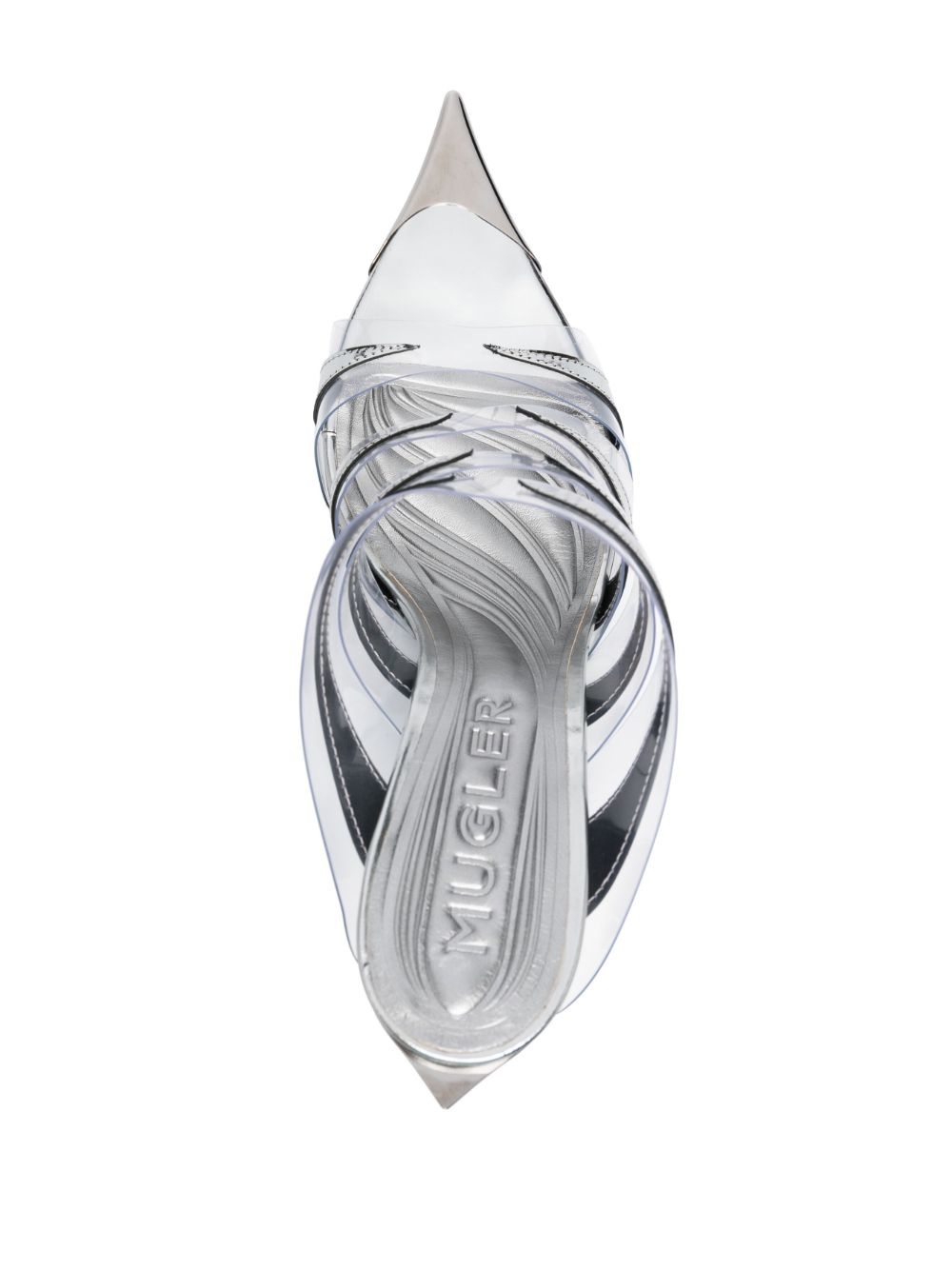 120mm transparent-straps sandals - 4