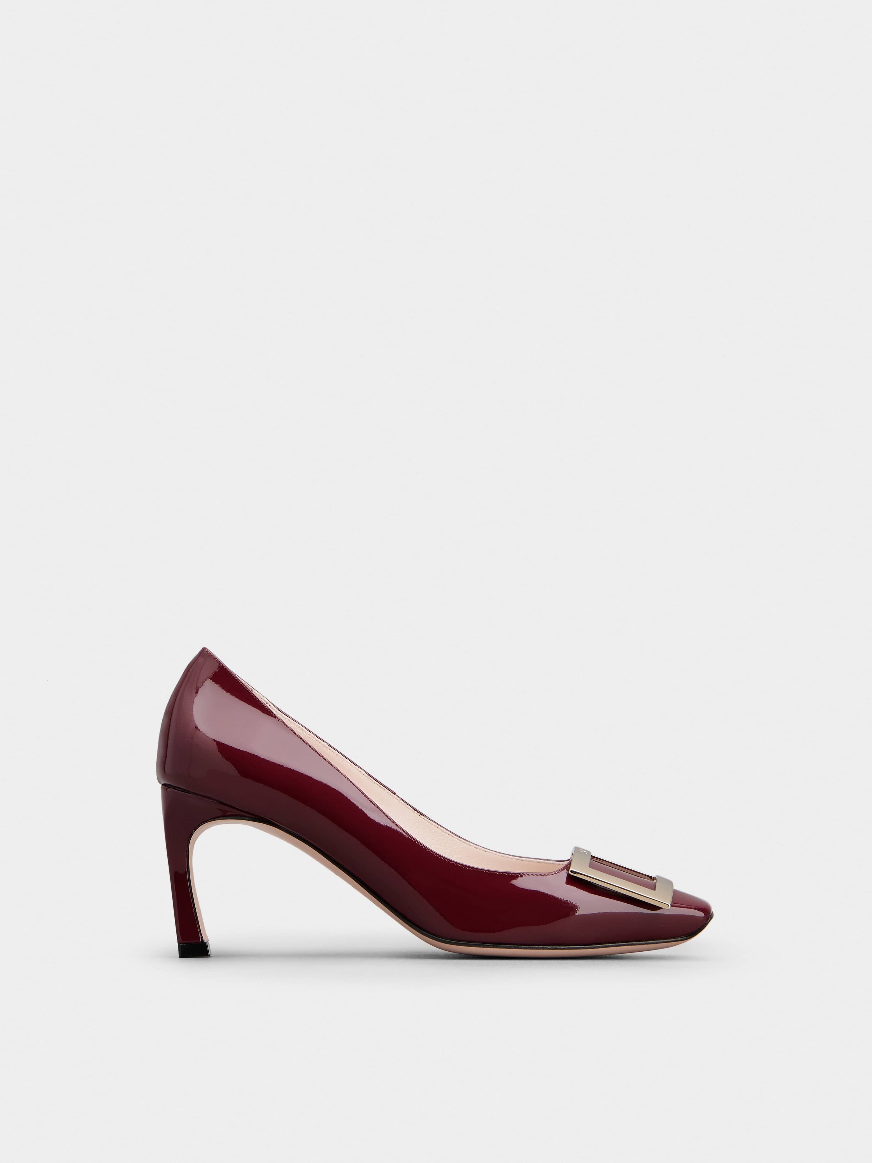 Trompette Metal Buckle Pumps in Patent Leather - 1