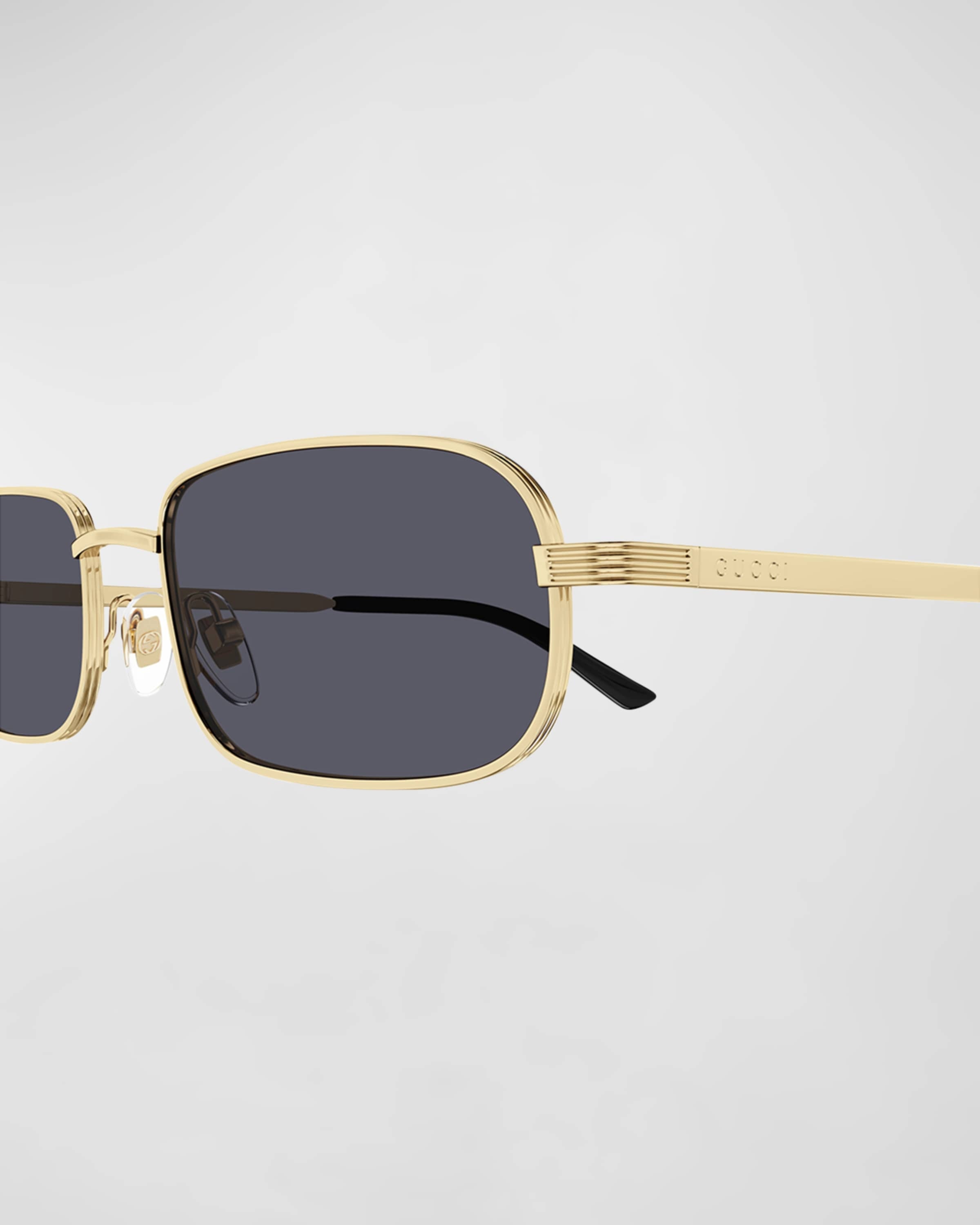 Men's GG1457Sm Metal Rectangle Sunglasses - 2