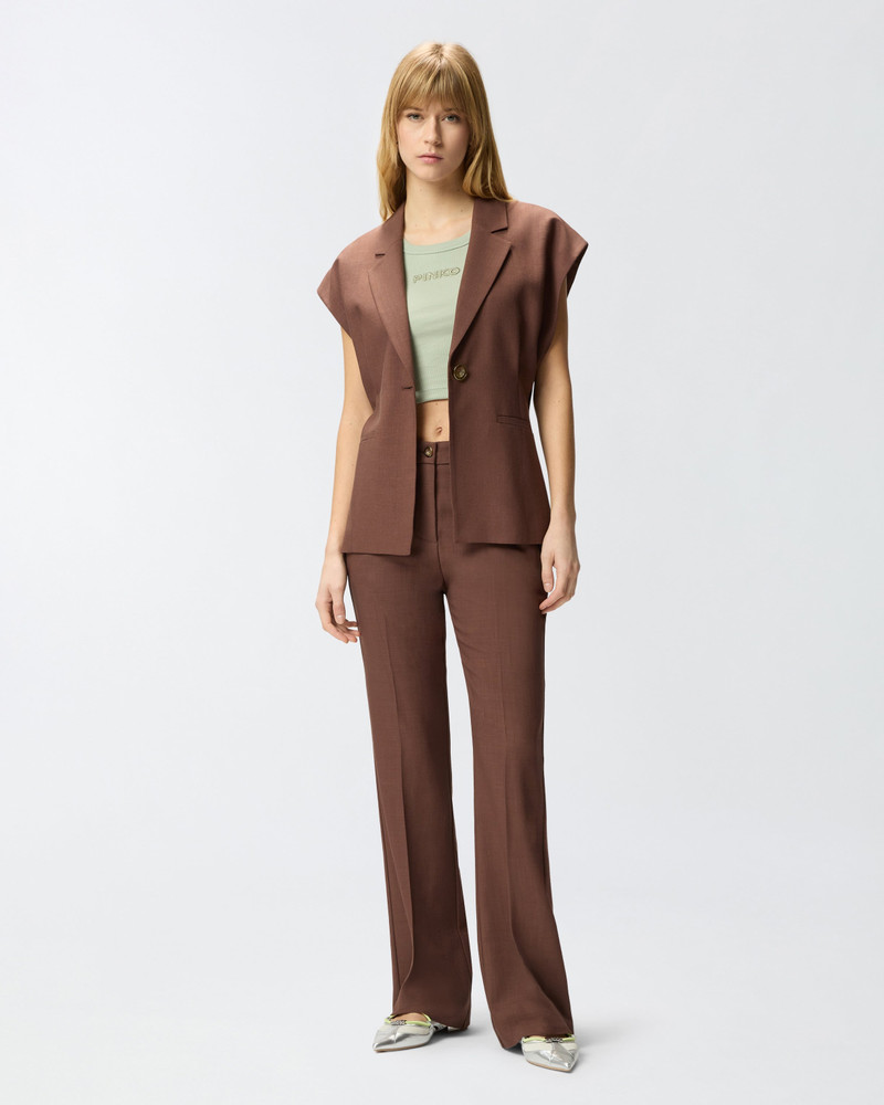TROUSERS WITH PRESSED PLEAT DETAIL 3