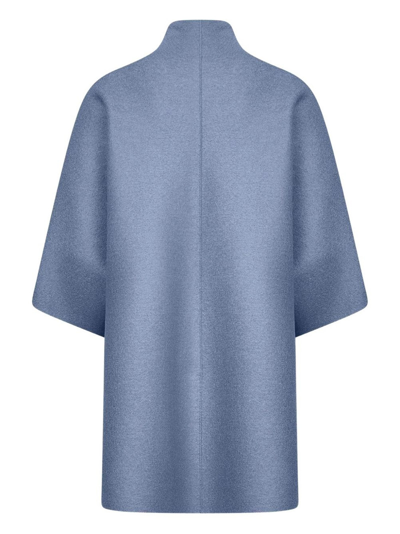 Harris Wharf London short-sleeve lapel coat outlook