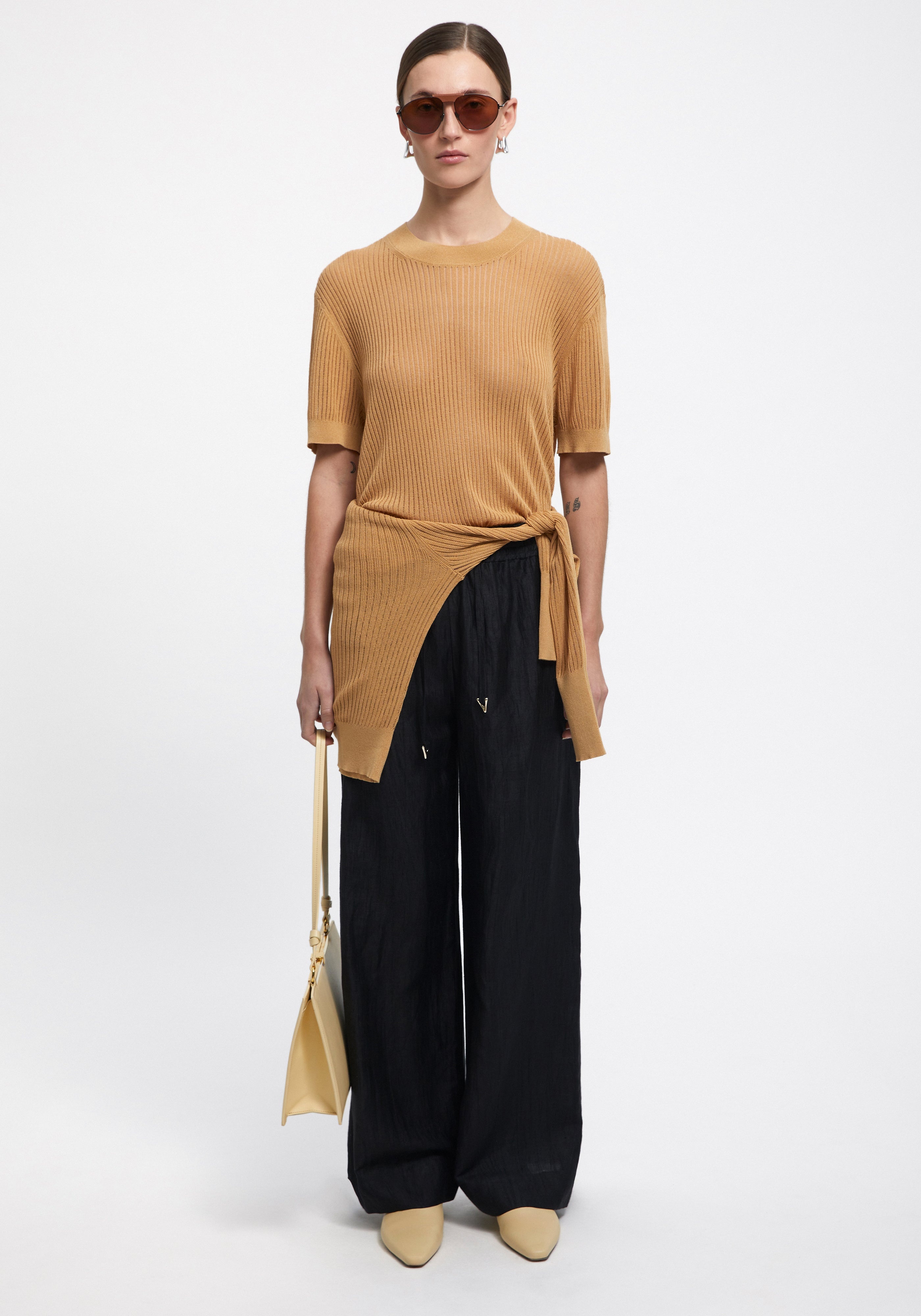 SHALOTT
Ribbed relaxed T-shirt - 4