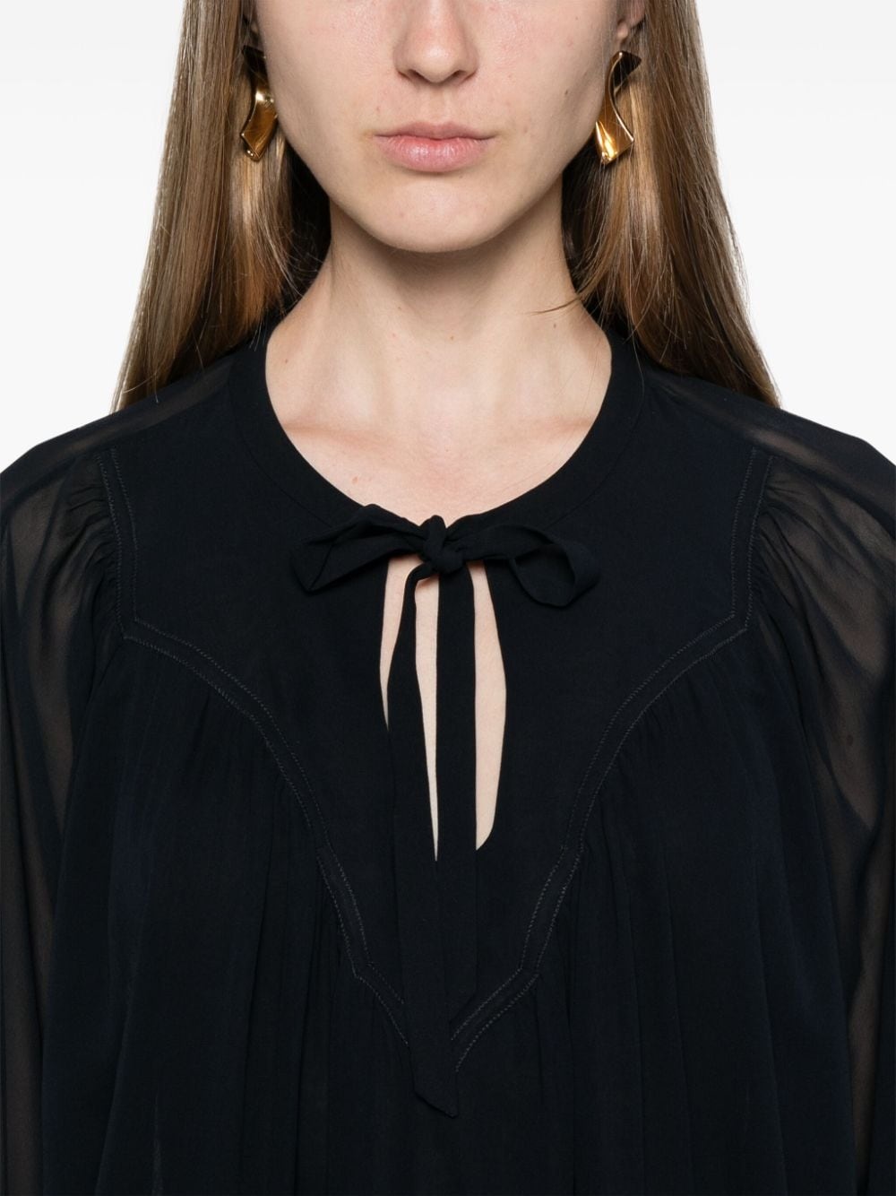 Sheer Dreams silk blouse - 5