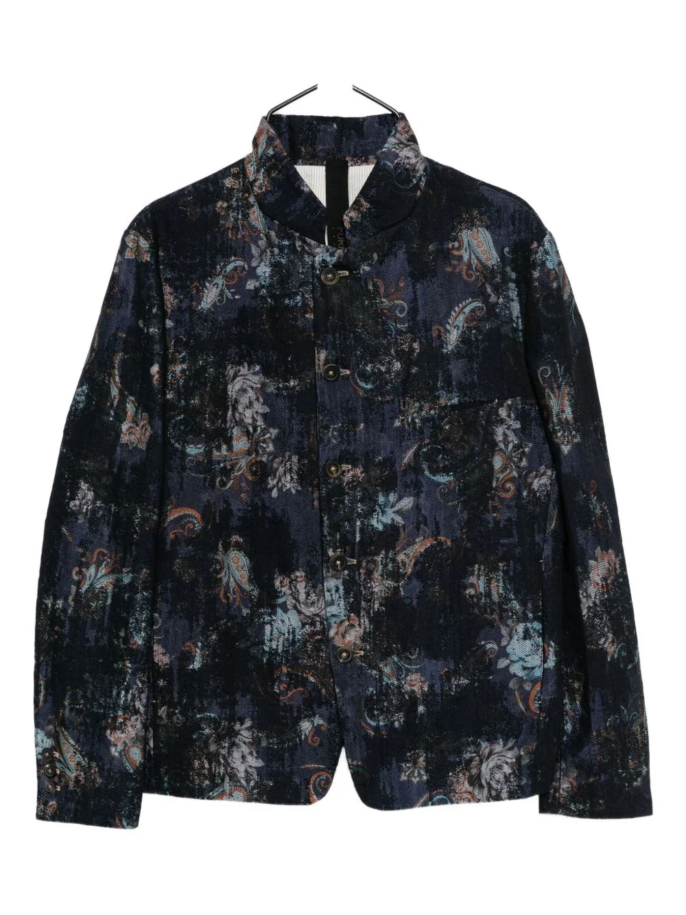 graphic-print jacket - 1