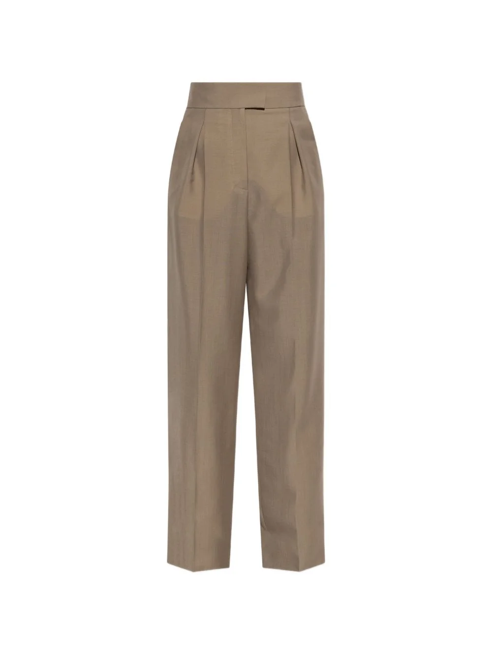 pleated wide-leg trousers - 1