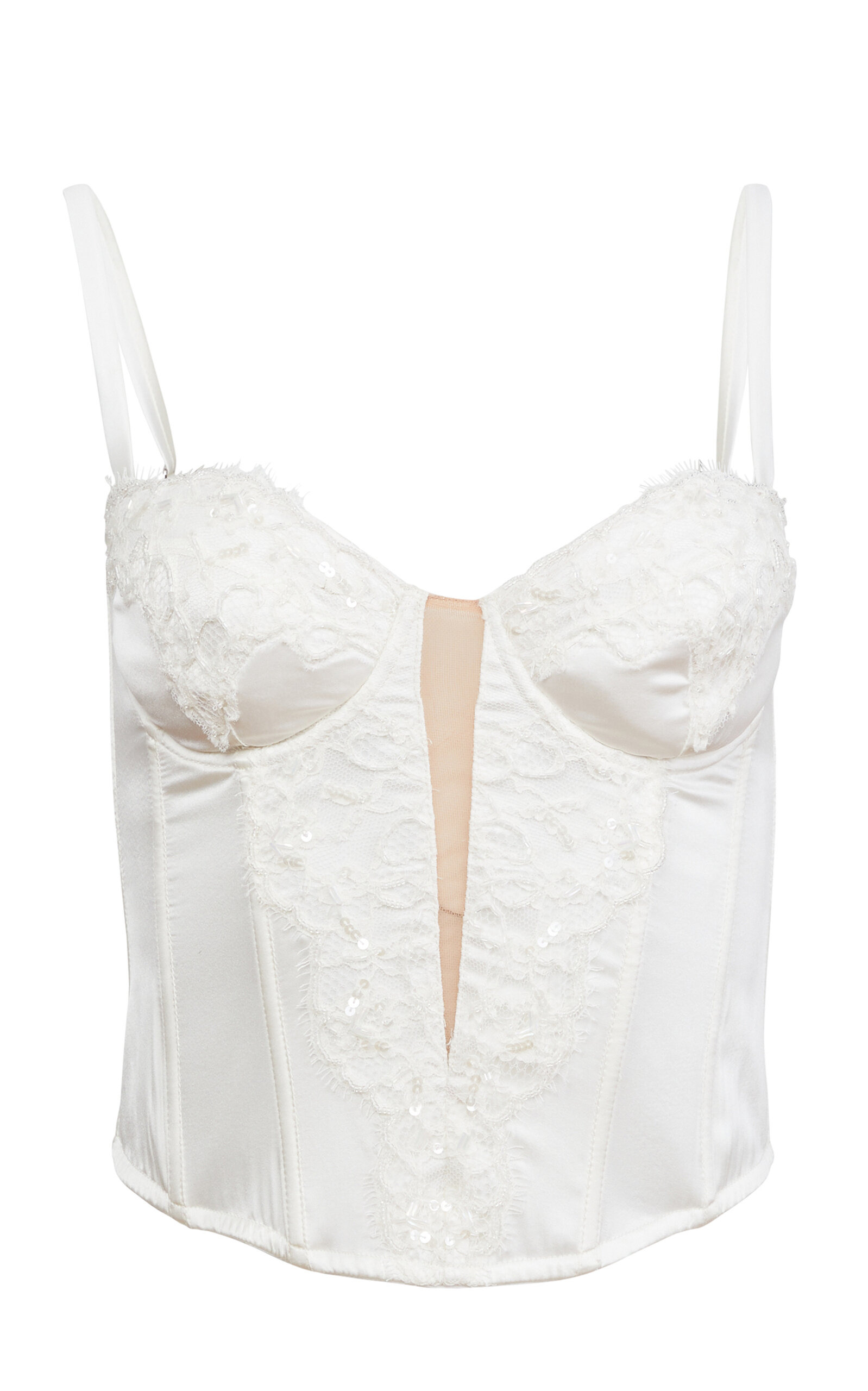 x Galia Lahav Beaded Iris Lace Bustier white - 2