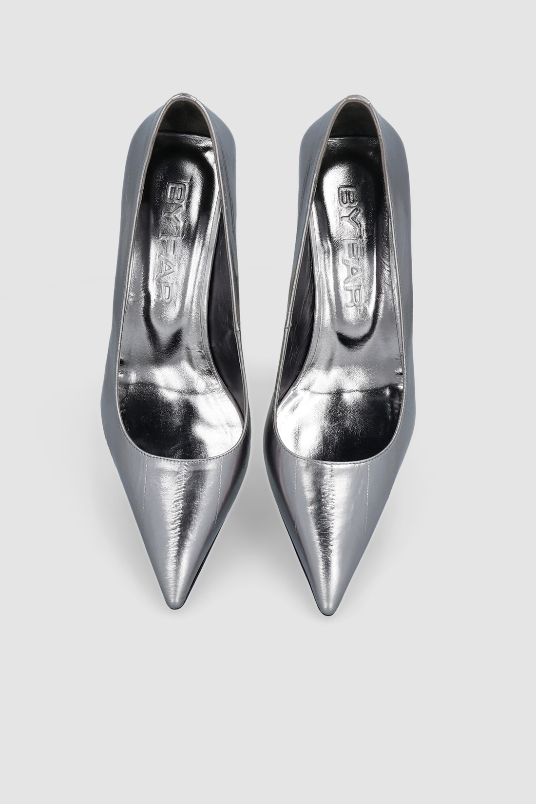 Viva Inox Eel Embossed Metallic Leather Pump - 3