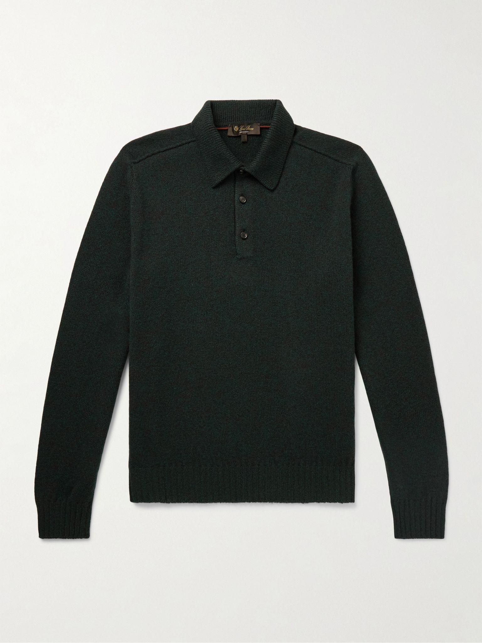 Virgin Wool Sweater Green - 1