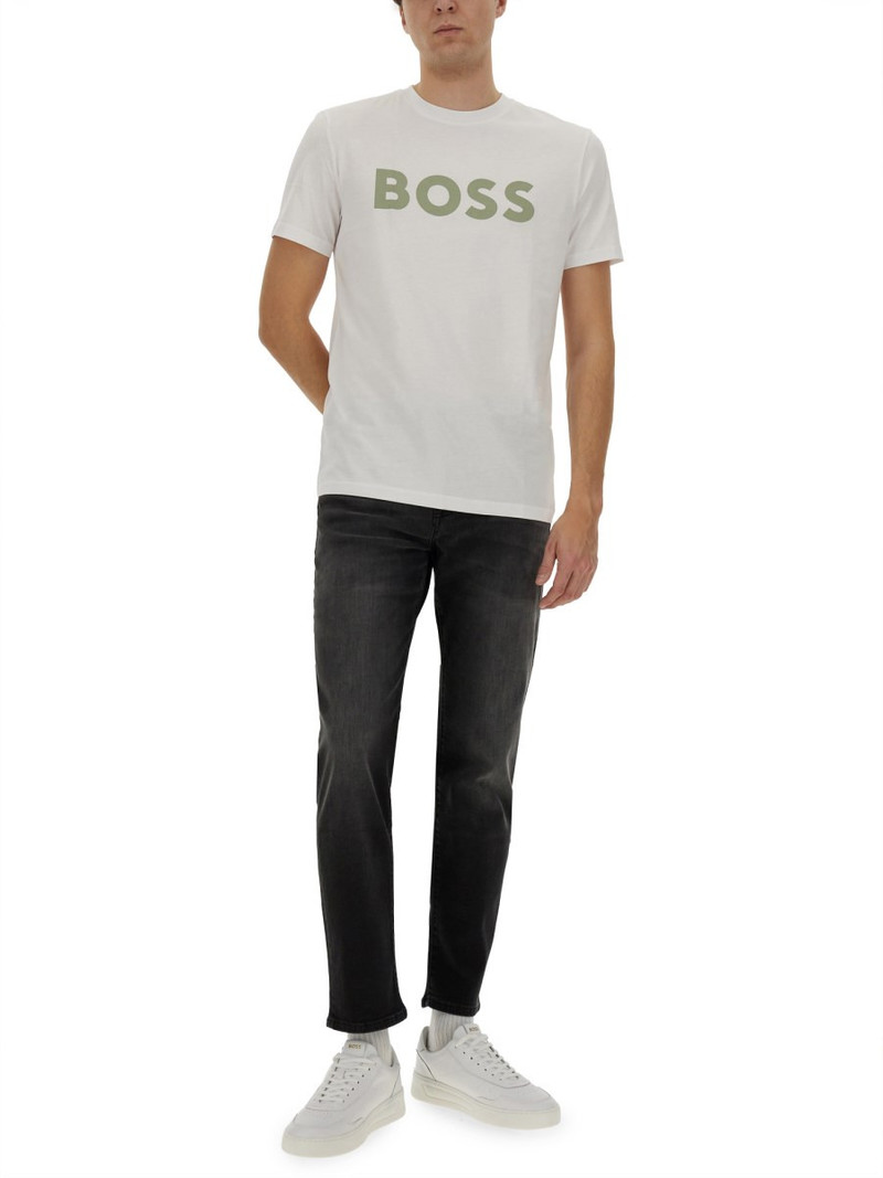 BOSS T-SHIRT THINKING 1 IN COTONE CON STAMPA LOGO outlook