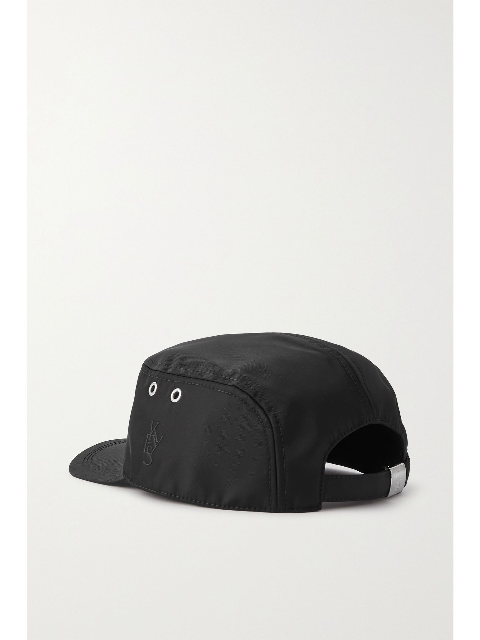 + Alicia Keys embroidered cotton-gabardine baseball cap Black - 3