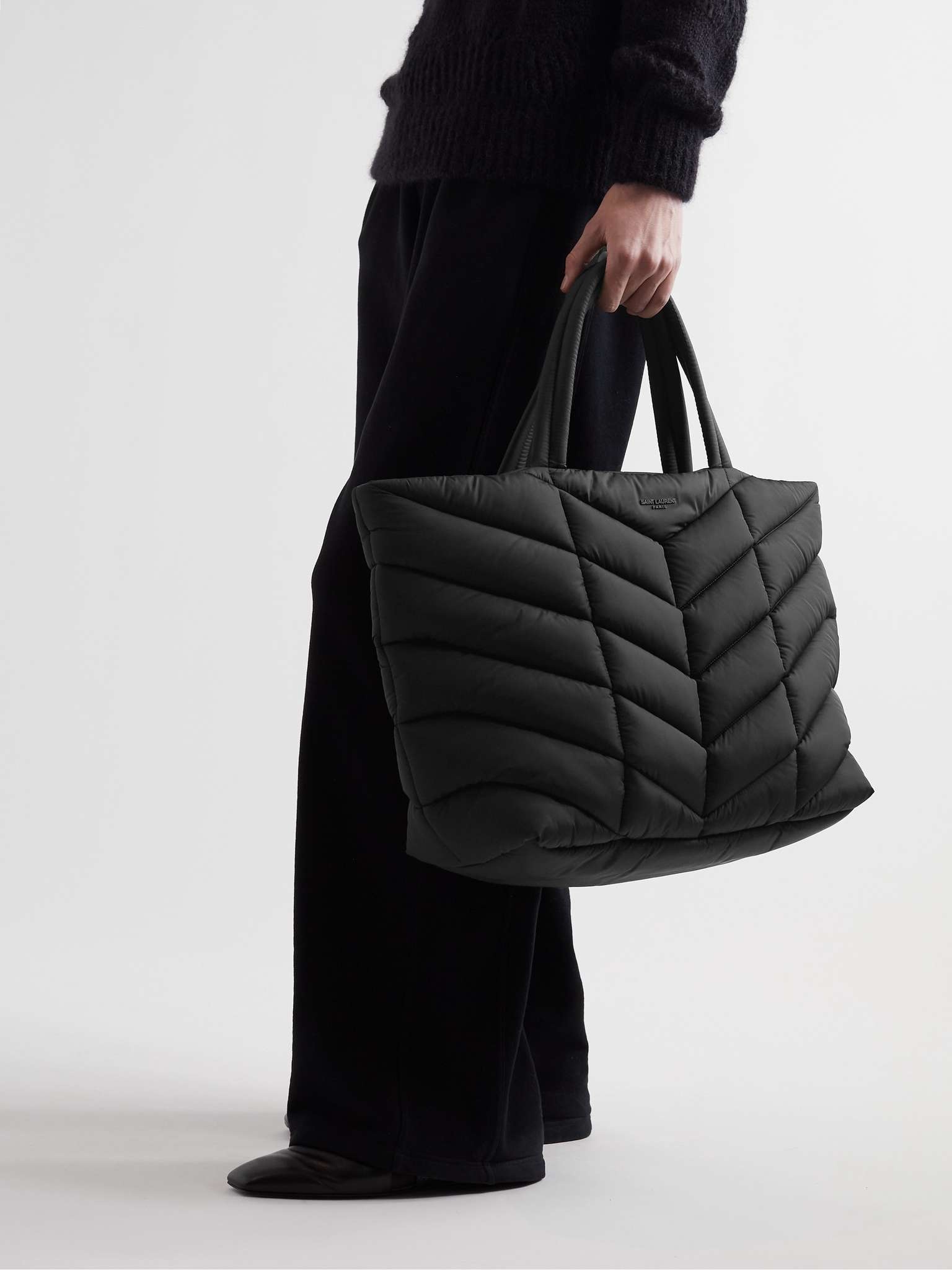 Padded Quilted ECONYL® Tote Bag - 2