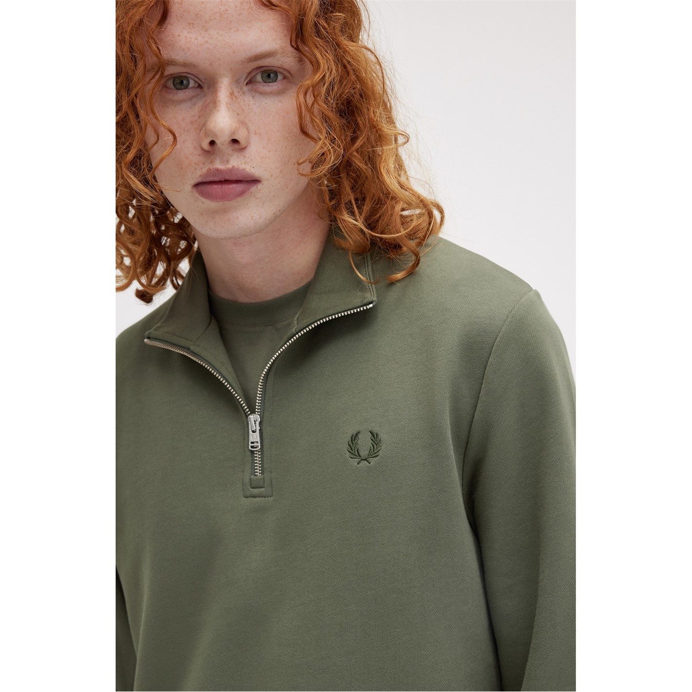 FREDPERRY HALF ZIP TOP - 5