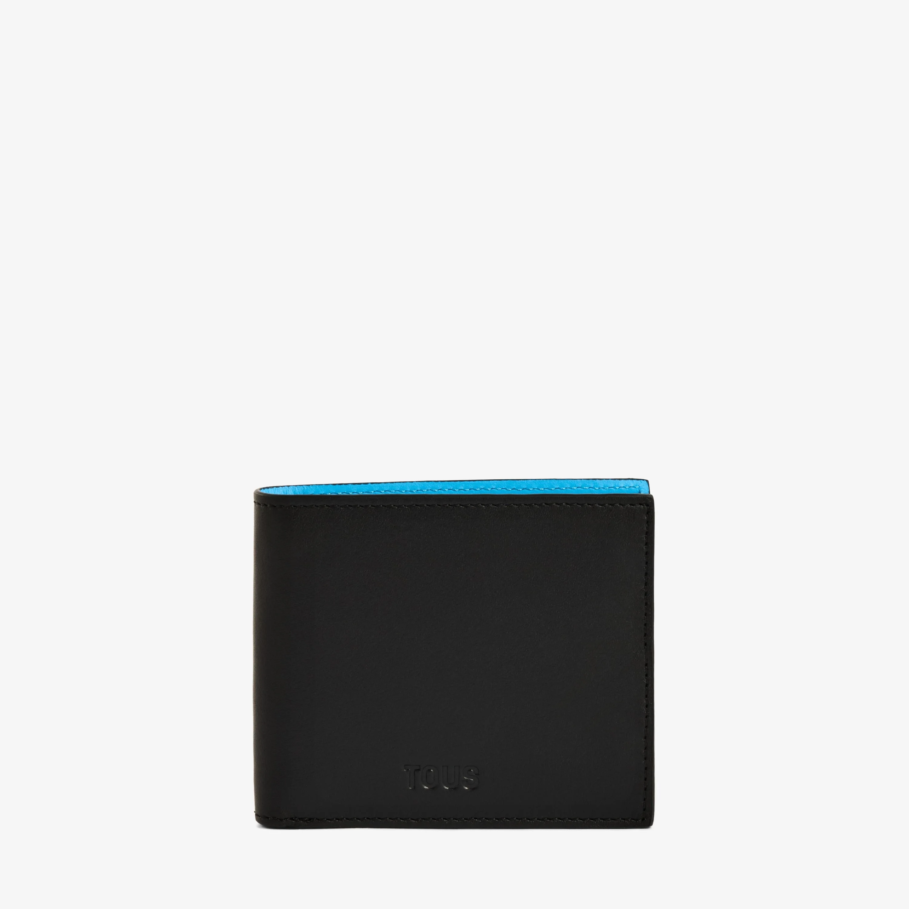 Medium black and blue leather Wallet TOUS Man - 1