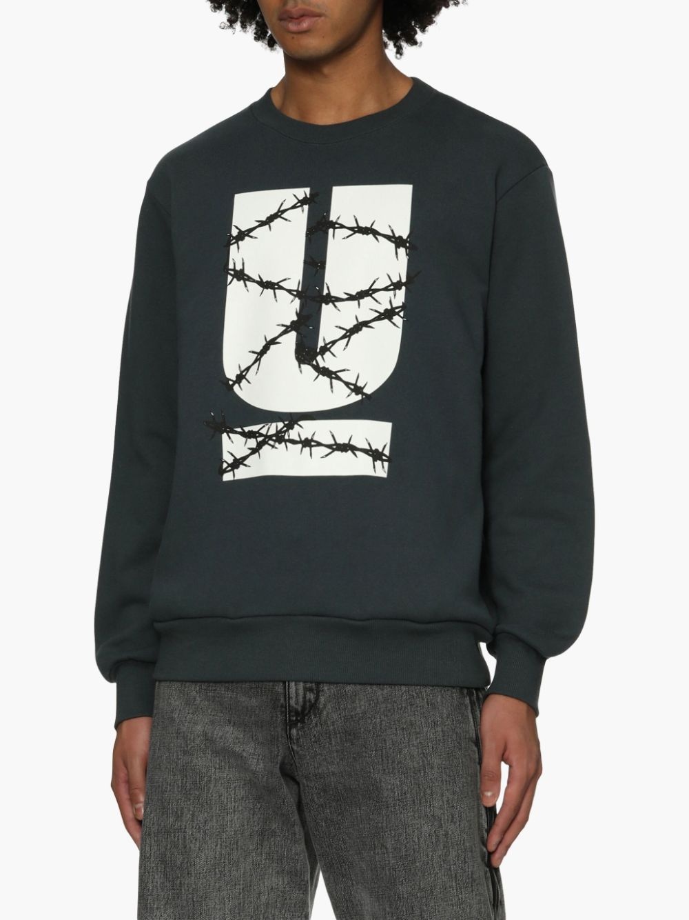 logo-print sweatshirt - 3