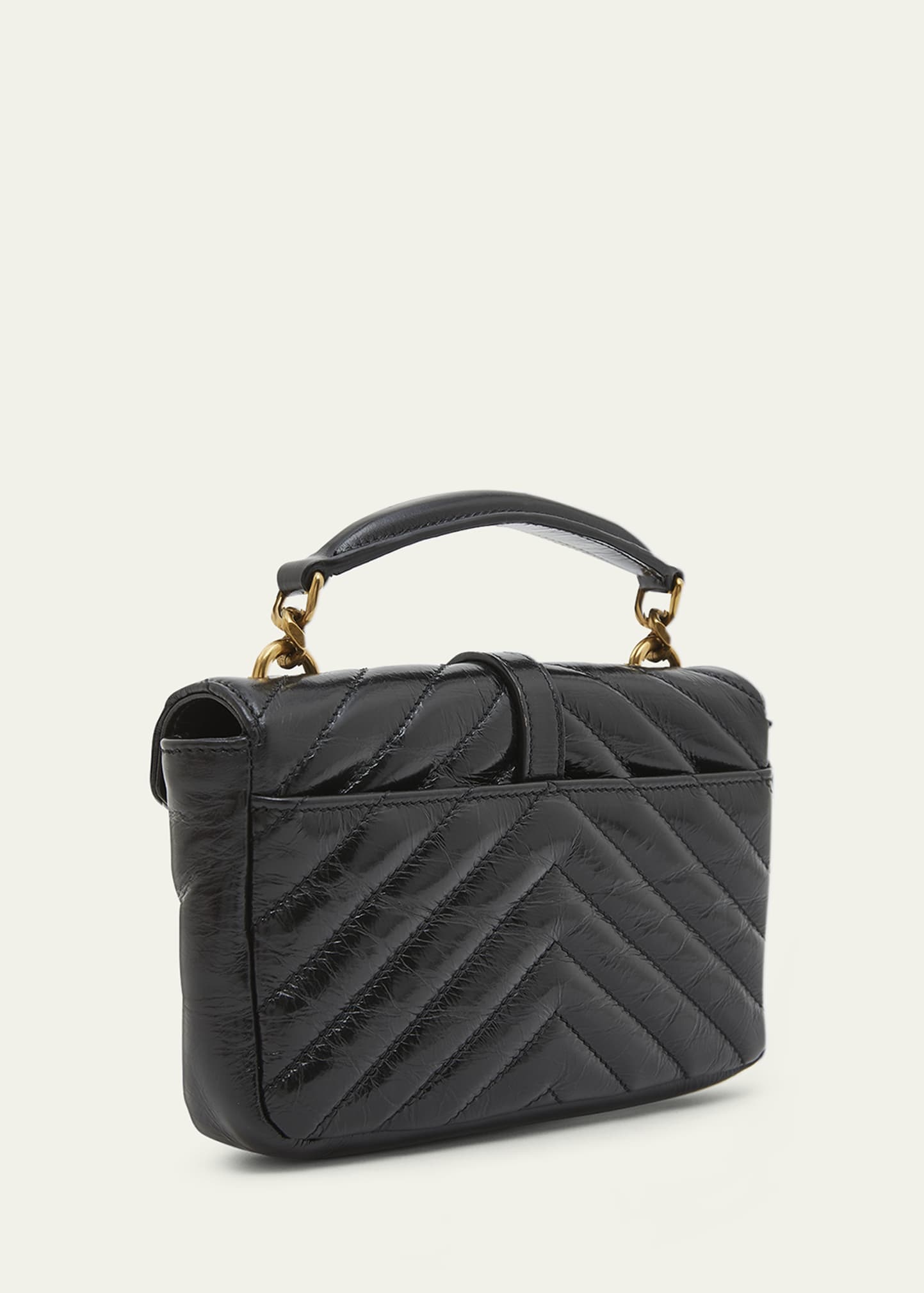 College Mini YSL Quilted Crossbody Bag - 3