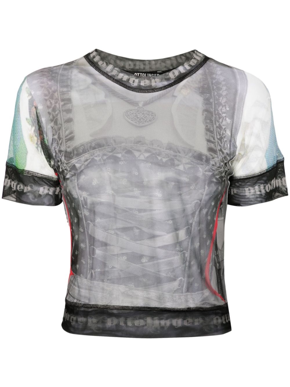 mesh T-shirt - 1