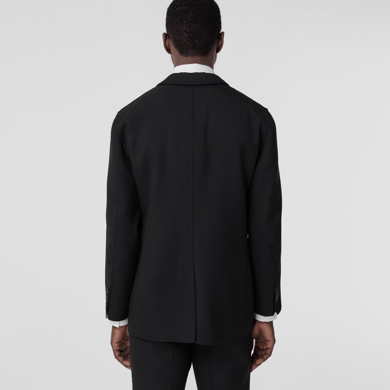 Slim Fit Double-faced Wool Tailored Jacket - 4