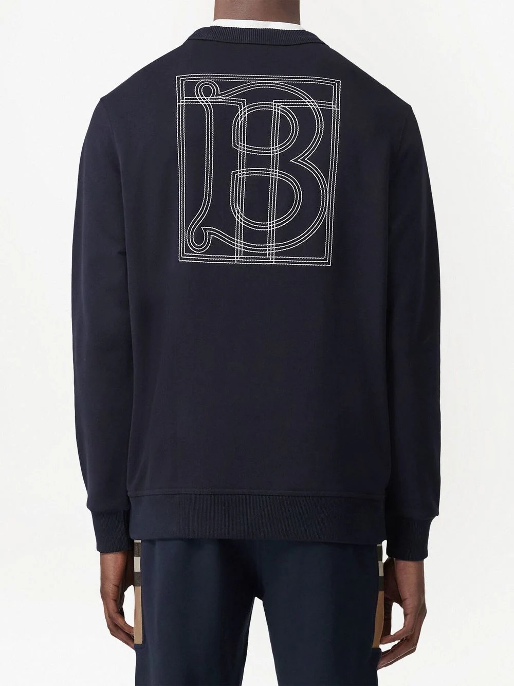 TB logo-embroidered crew-neck sweatshirt - 3