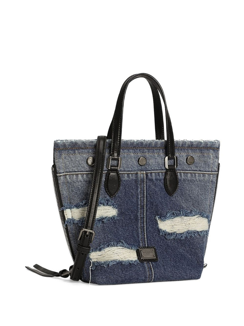 Atene distressed tote bag 3