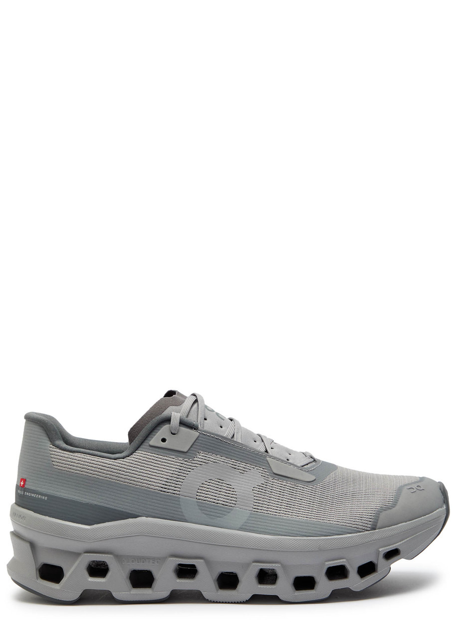 ON Cloudmonster Void Panelled Mesh-knit Sneakers - 1