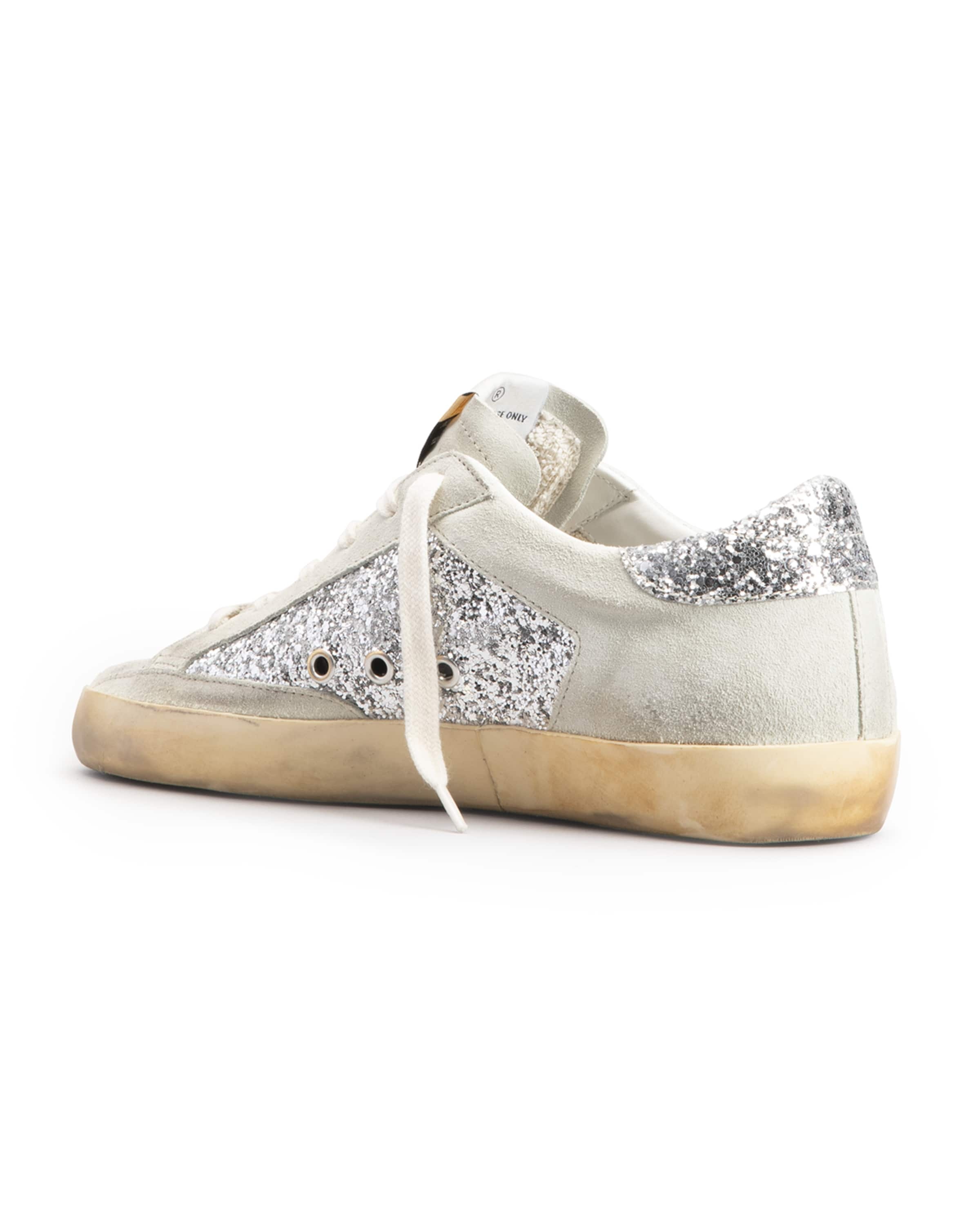 Superstar Glitter Suede Sneakers - 3