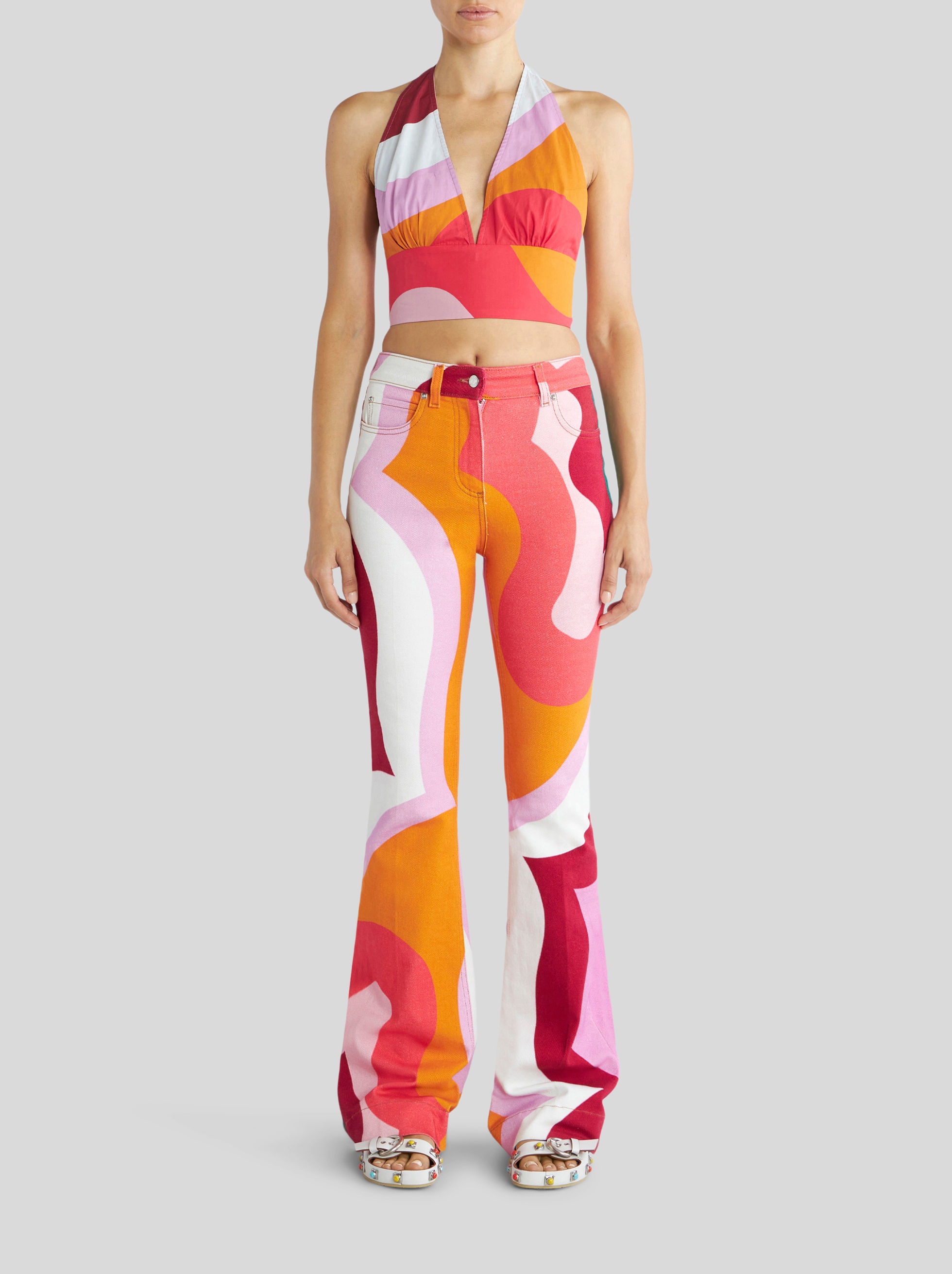 COLOUR BLOCK JEANS - 3