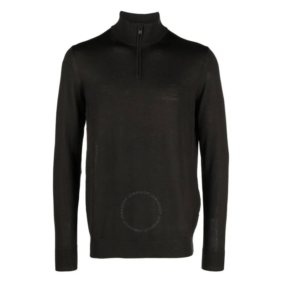 Emporio Armani Virgin-Wool High-Neck Jumper - 1