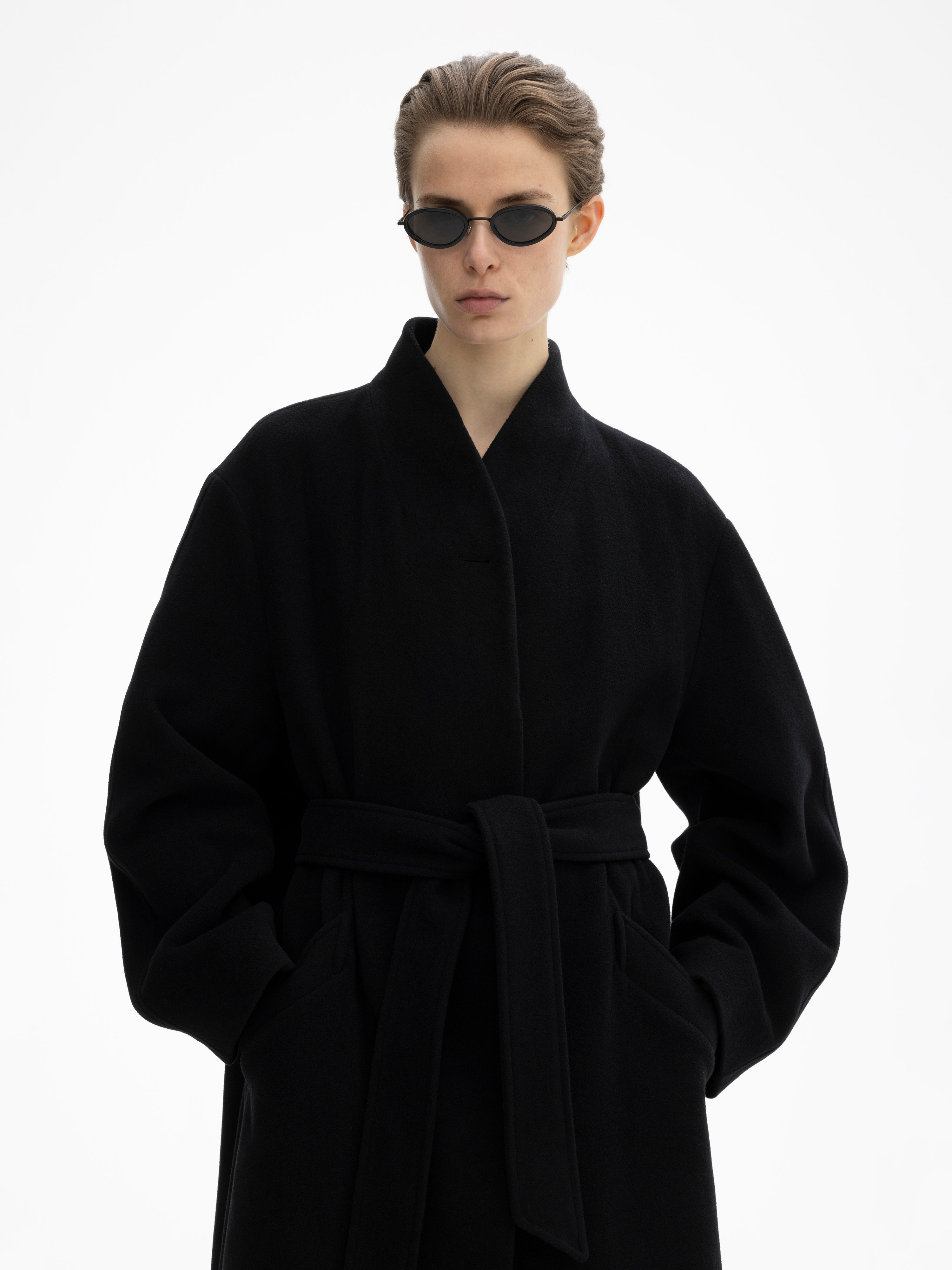 Oversize belted coat - 3