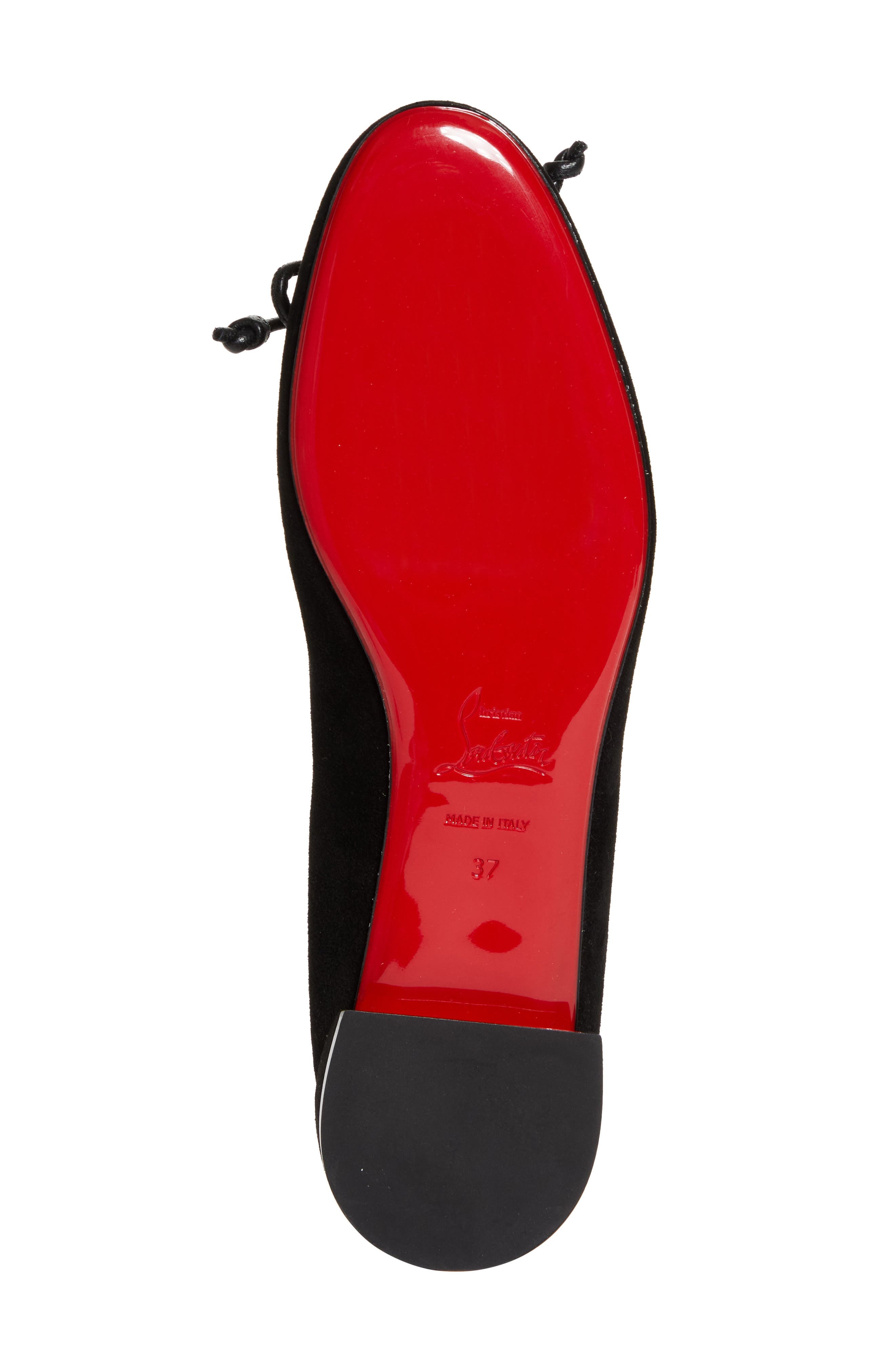 Christian Louboutin Sweetie Jane Flat in Black at Nordstrom - 6