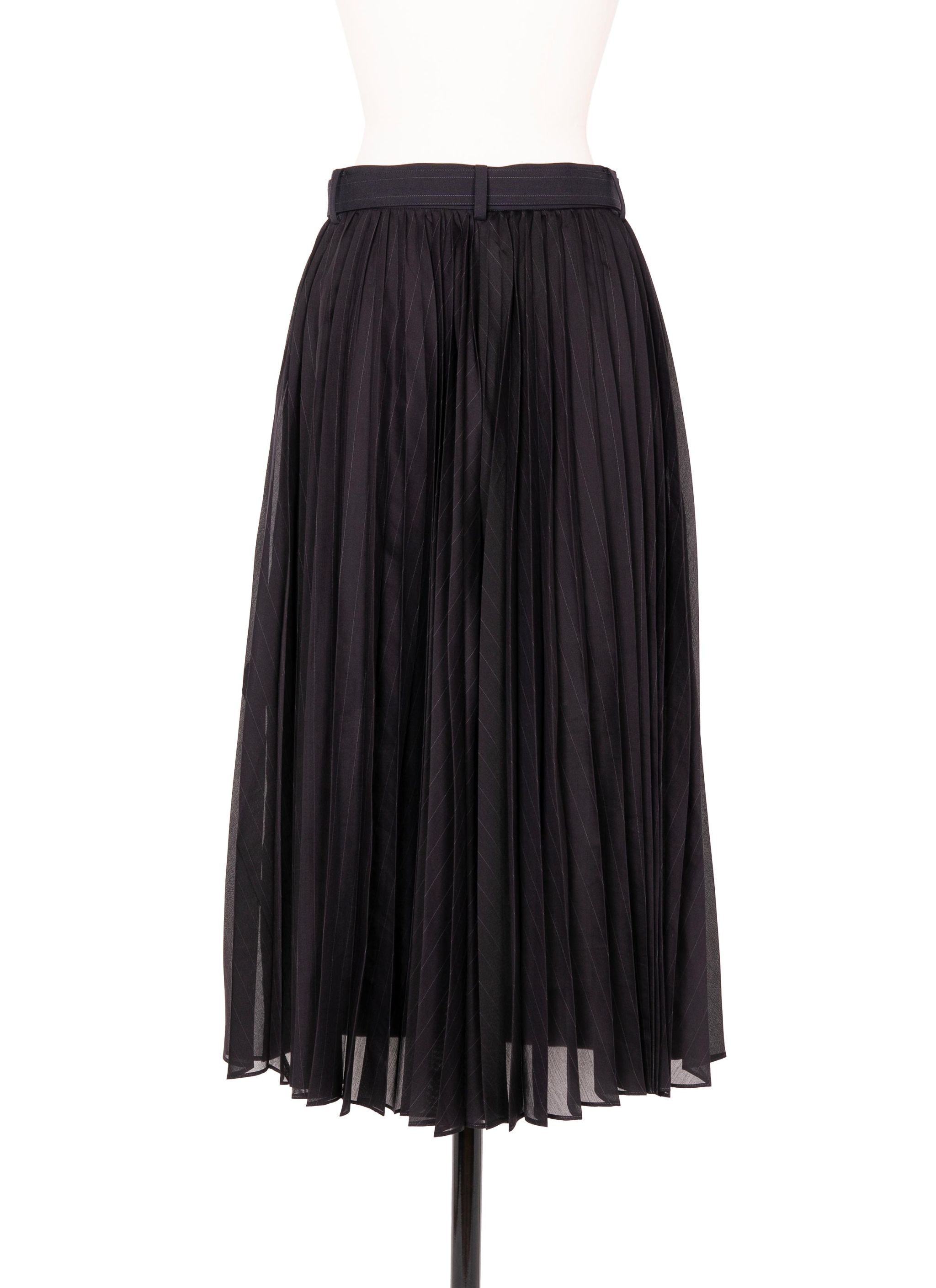 Chalk Stripe / Glencheck Skirt - 4