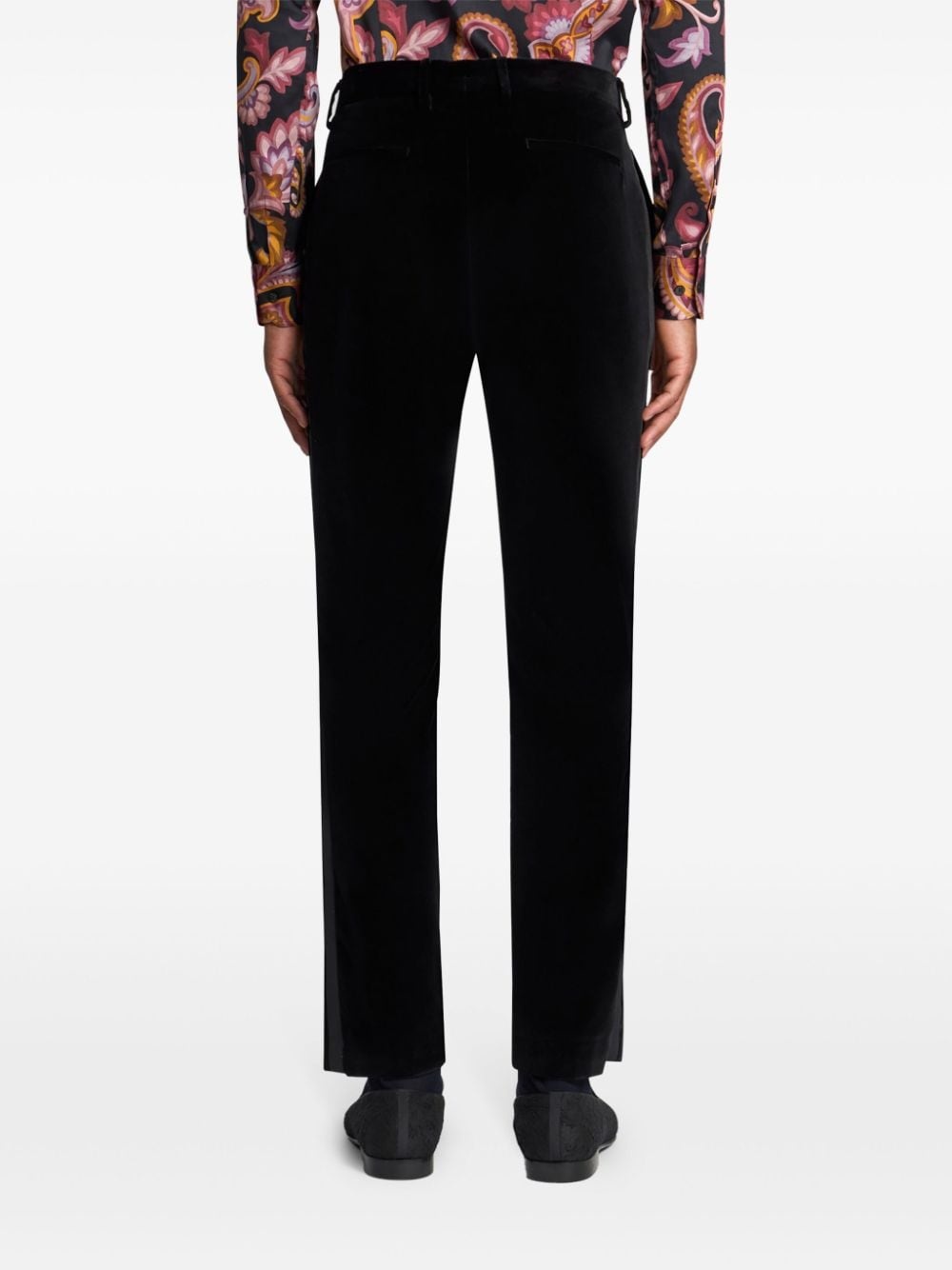 stretch cotton trousers - 4