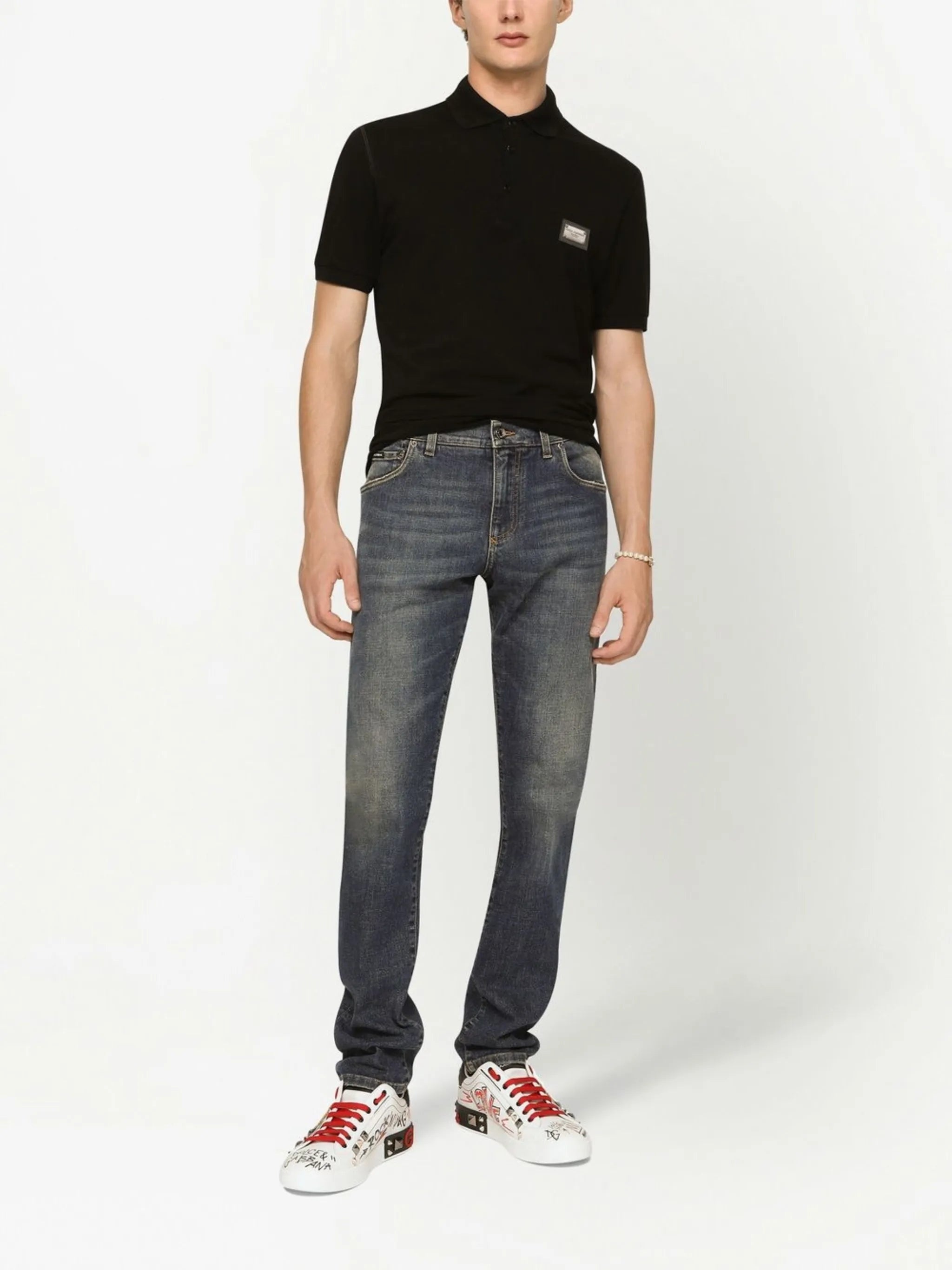 Logo-tag Piqué Polo Shirt - 2