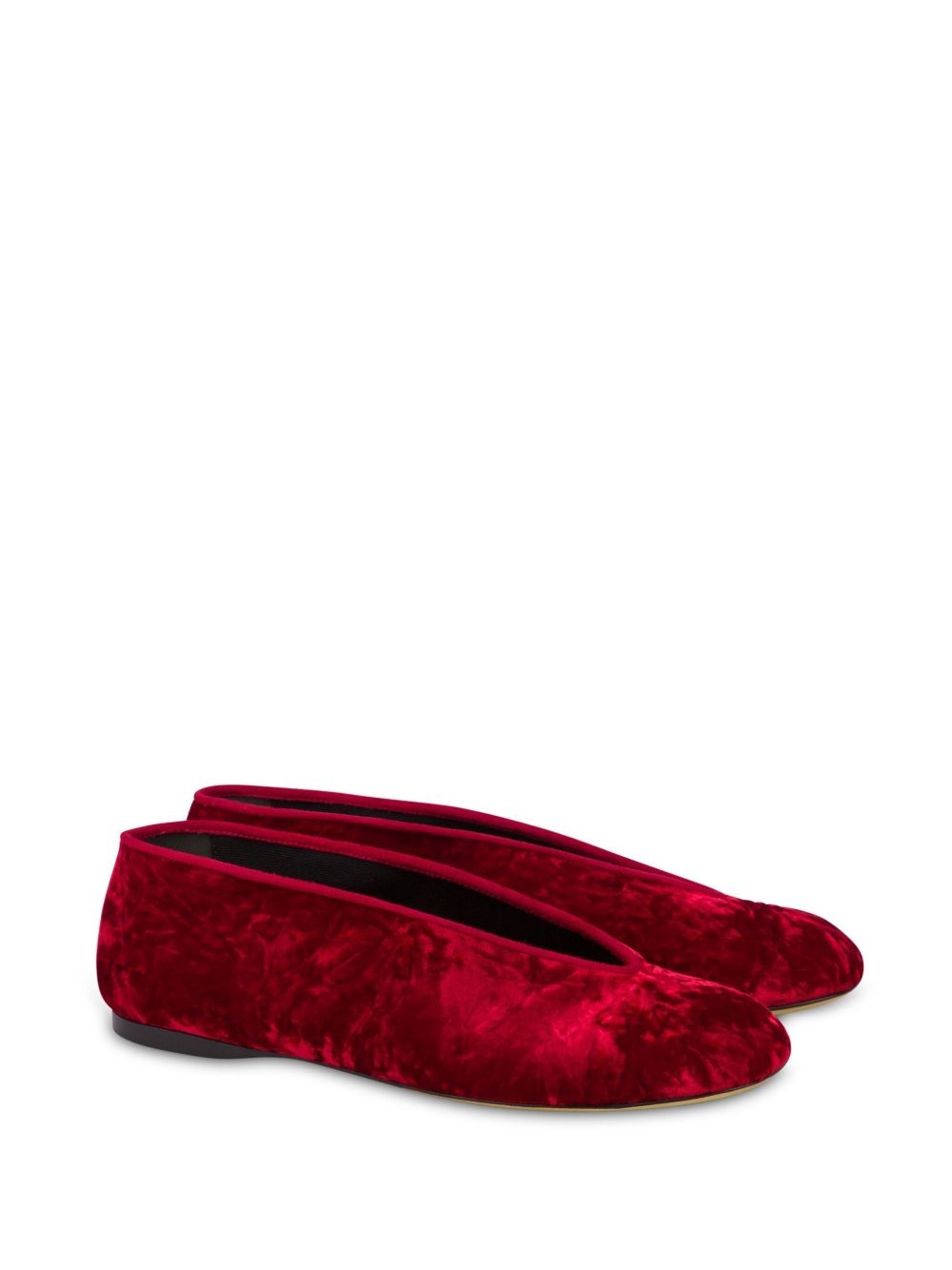 velvet ballet flats - 2