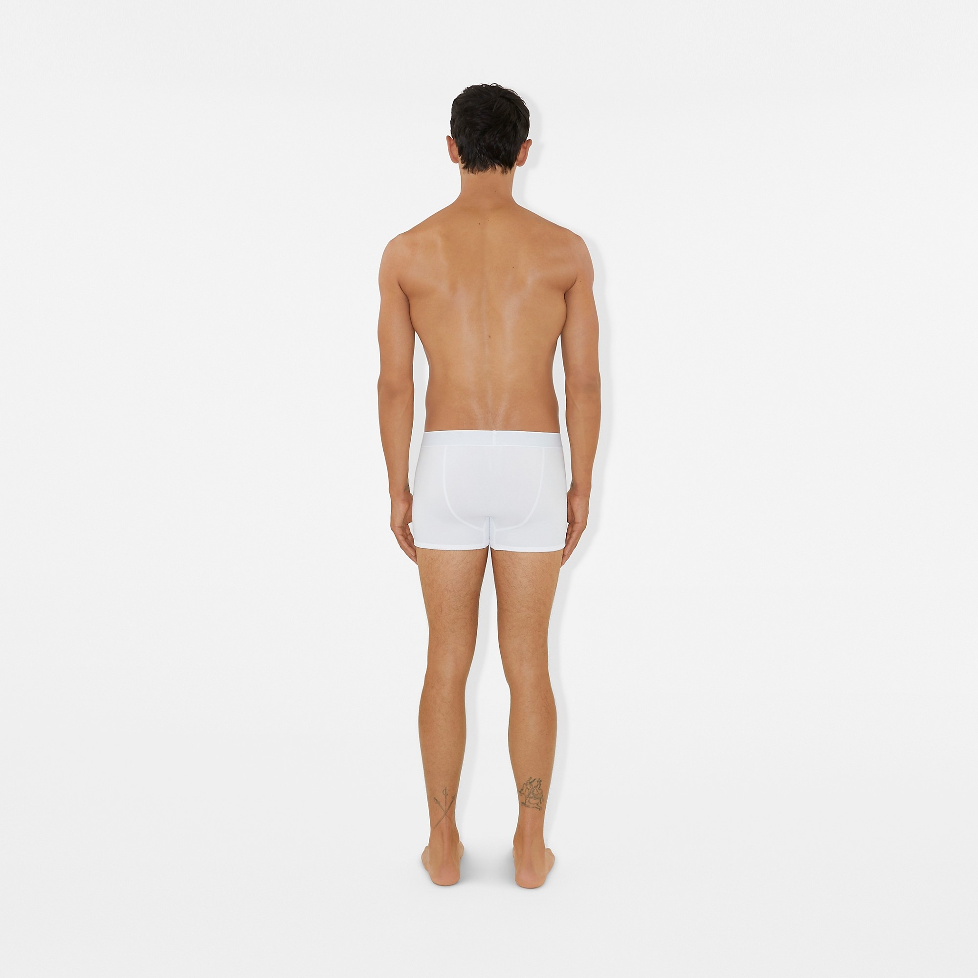 Logo Detail Stretch Cotton Boxer Shorts - 4