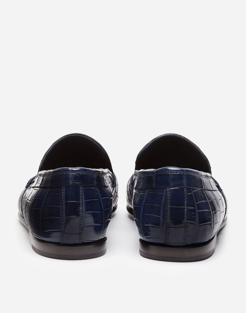 Dolce & Gabbana Crocodile nappa slip-on shoes outlook