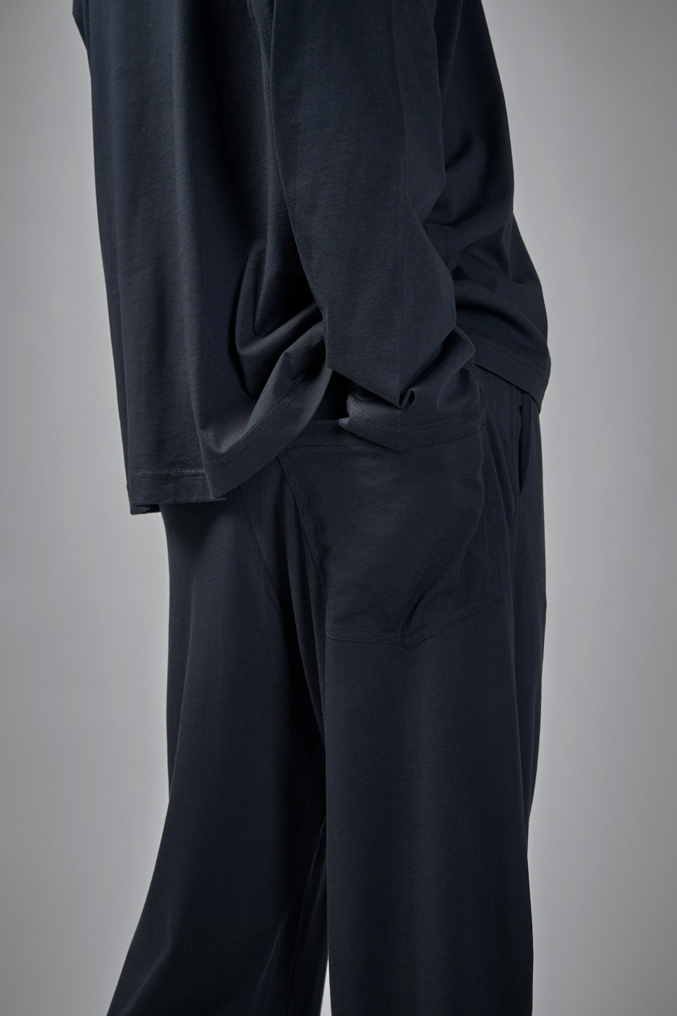 Tahoe Long Sleeve C-Neck Pajama in Fine Jersey Knit - 5