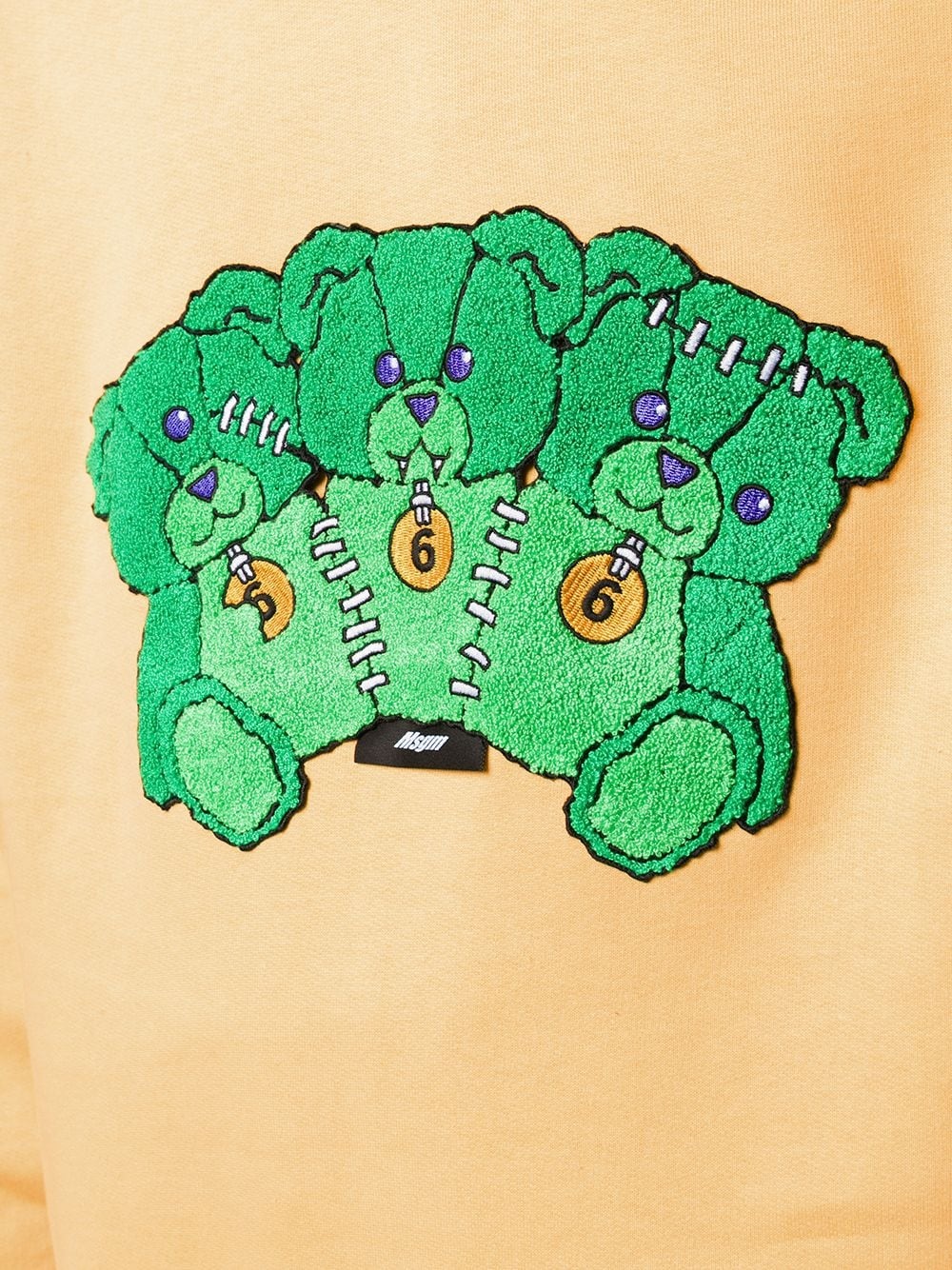 teddy-embroidery hoodie - 5