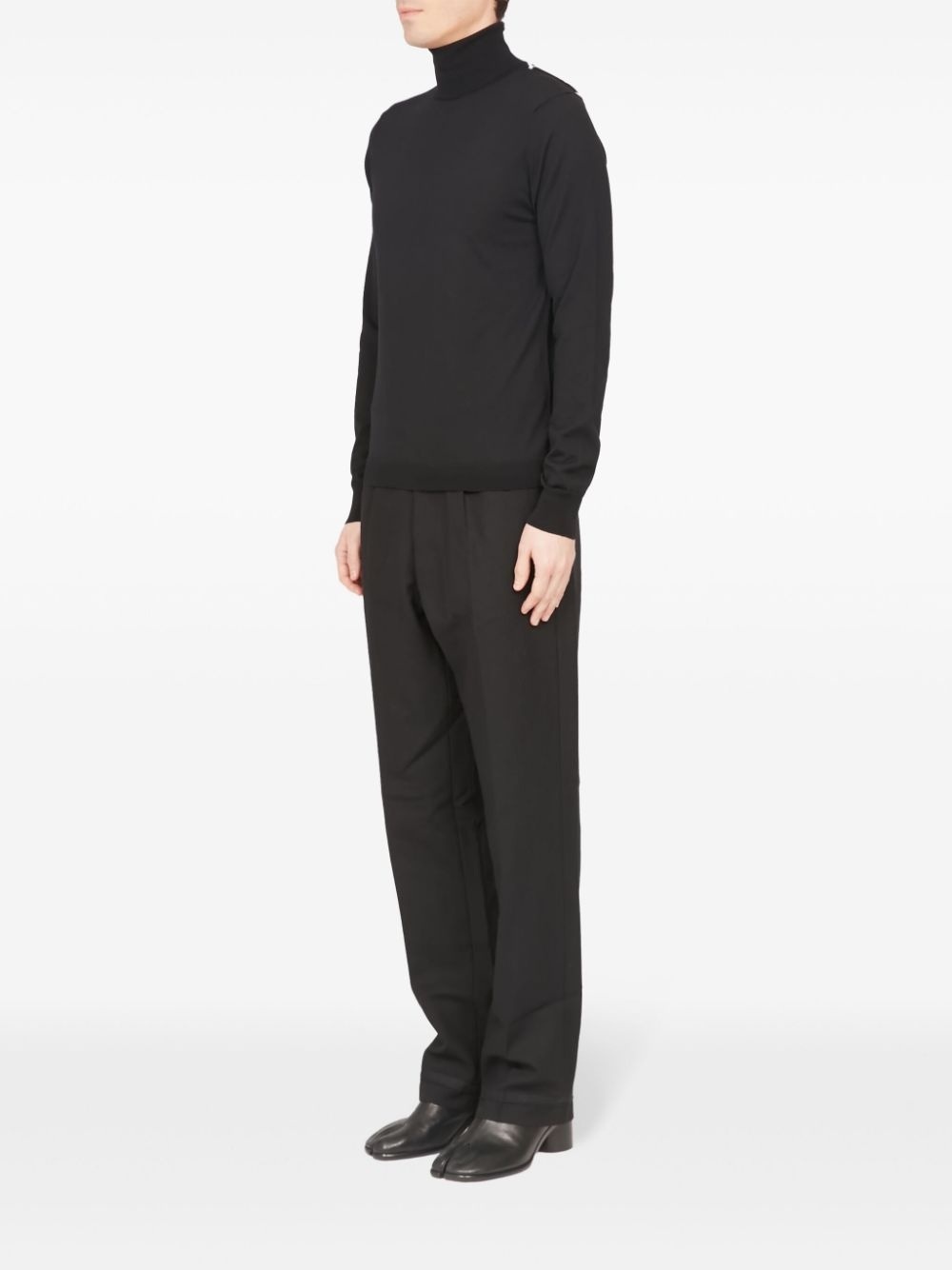 roll neck merino-wool jumper - 7
