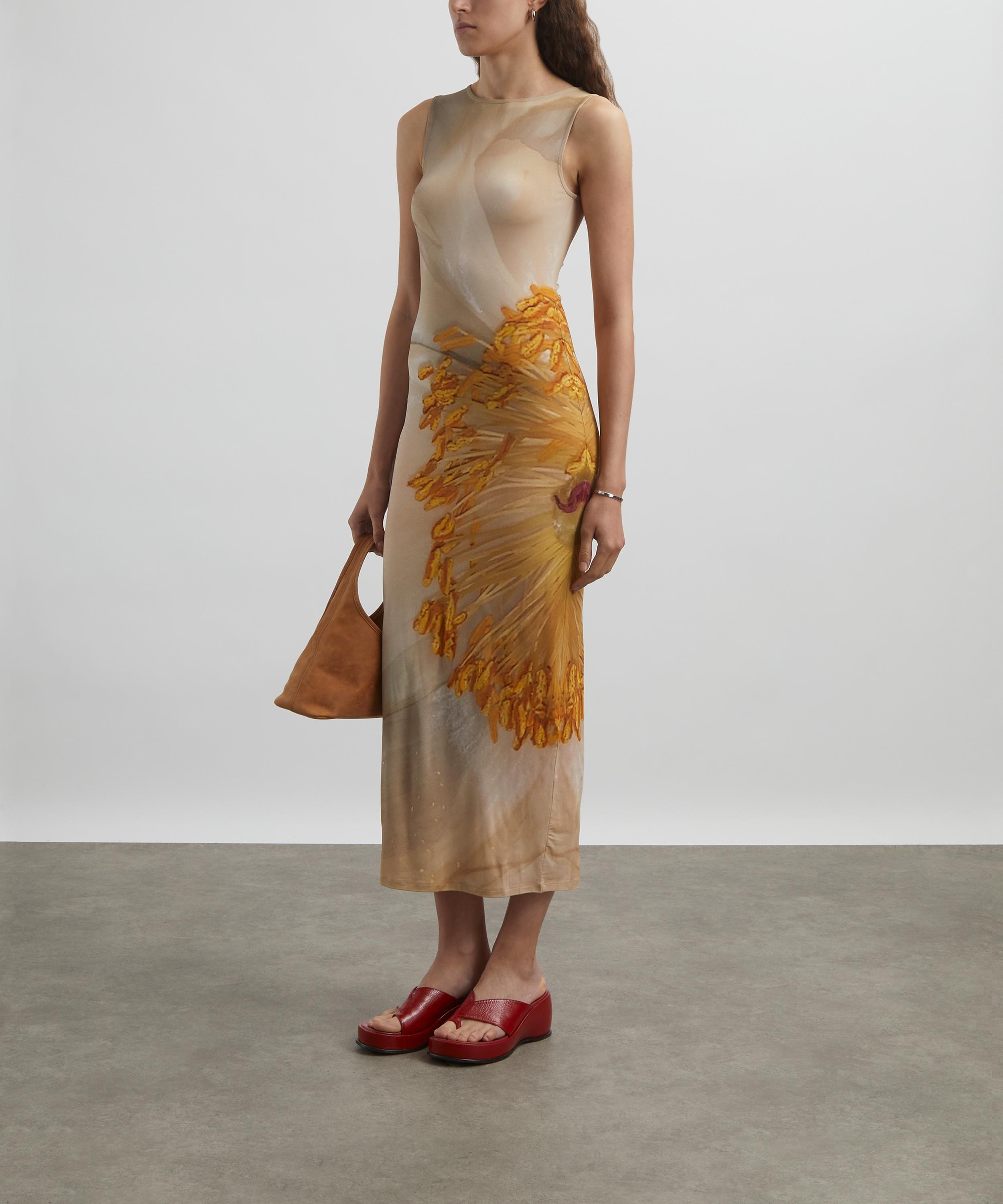 Fortunata Floral Mesh Maxi Dress - 2