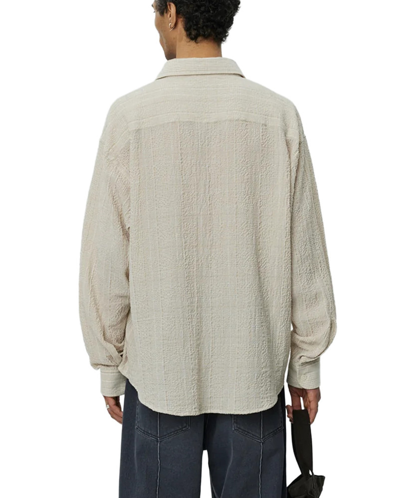 mfpen Exact Shirt Dusty Seersucker Check outlook