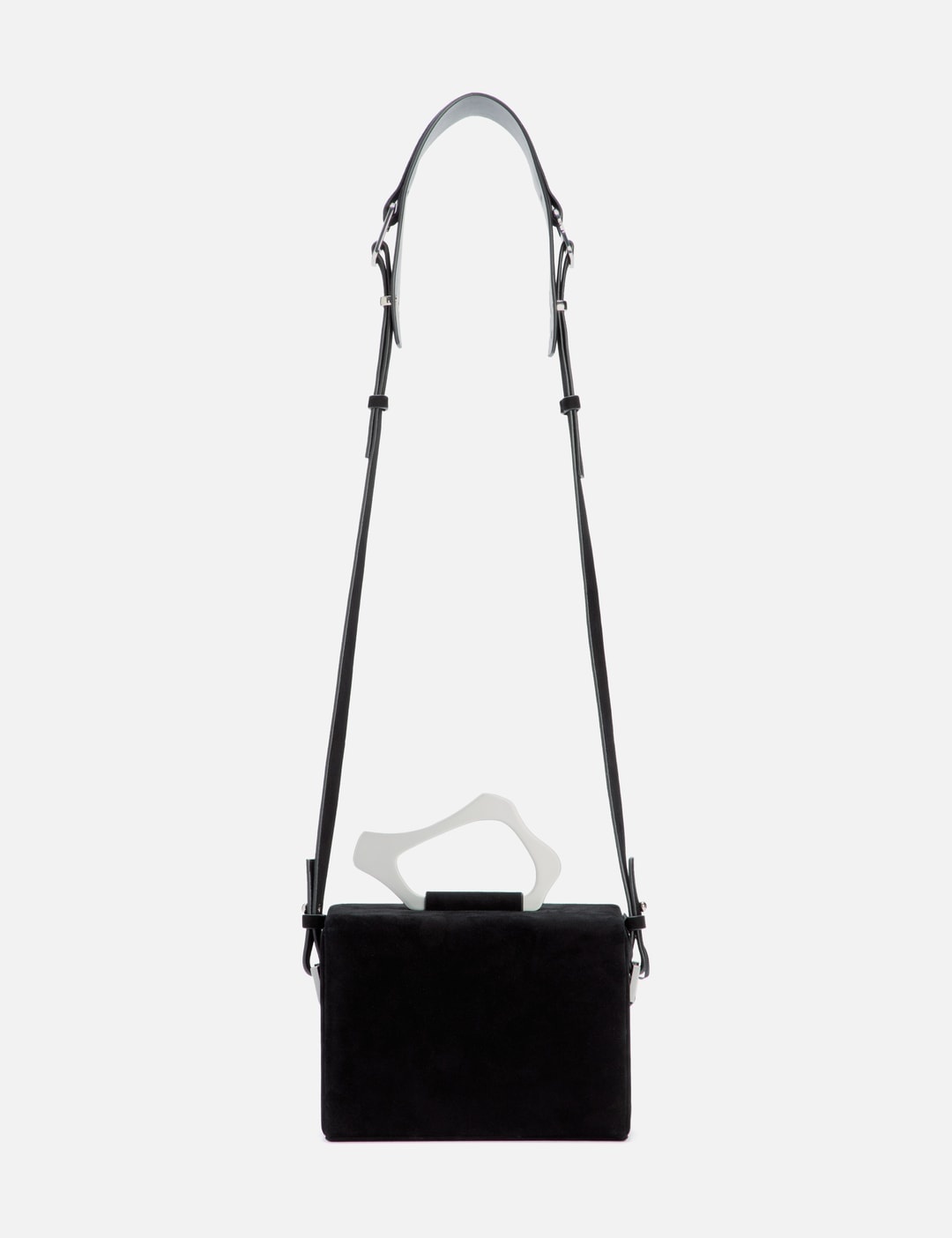 SUEDE SOLELY BOX BAG - 3