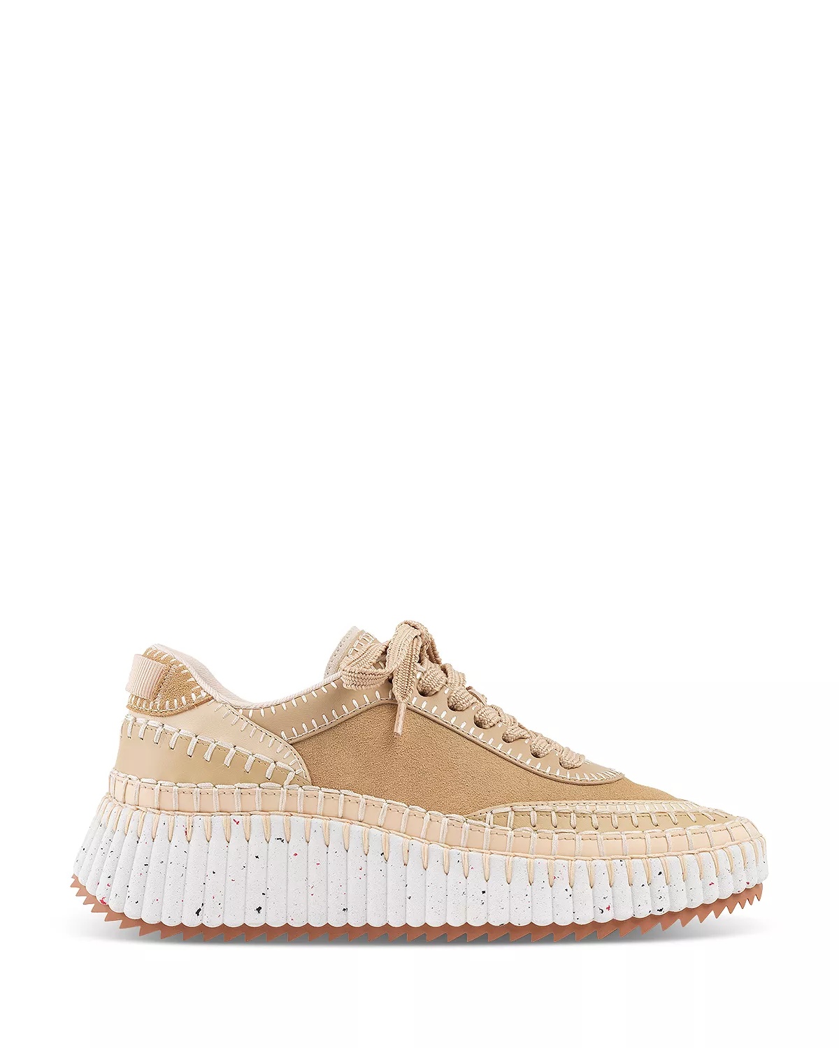 Women's Nama Suede Platform Low Top Sneakers - 3