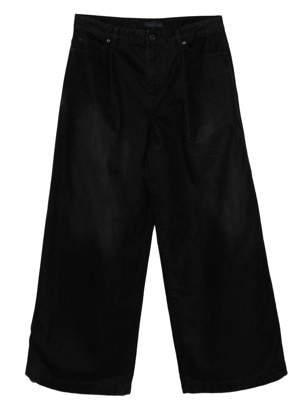 pleated cotton trousers - 1
