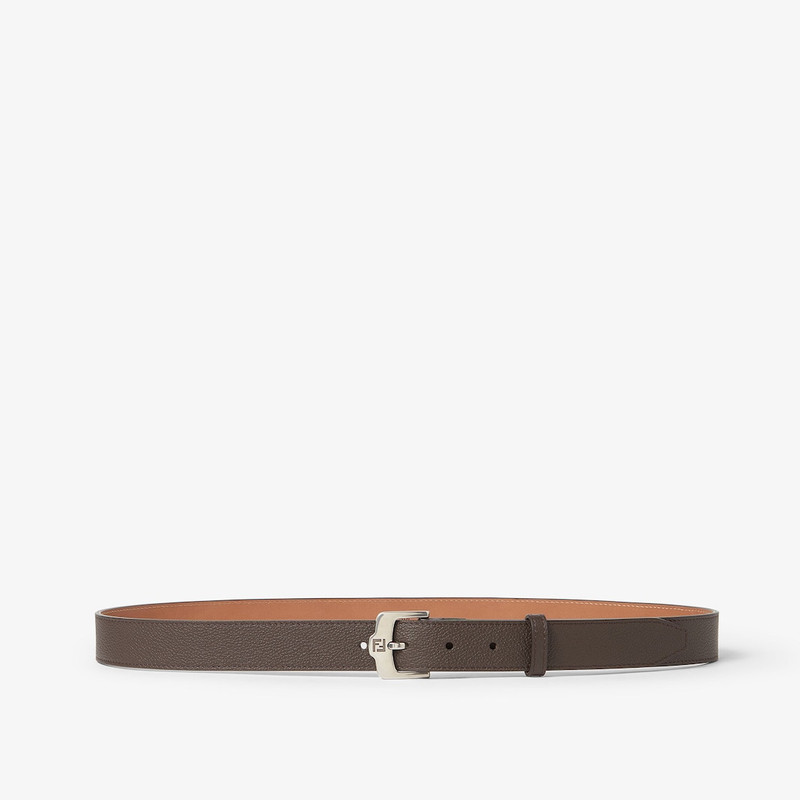 FF Belt Dark brown leather belt 1