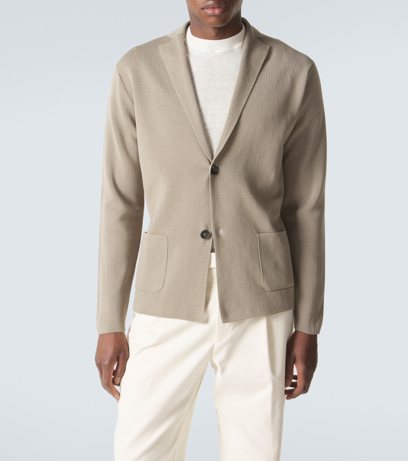 THOM SWEENEY Cotton crêpe blazer outlook