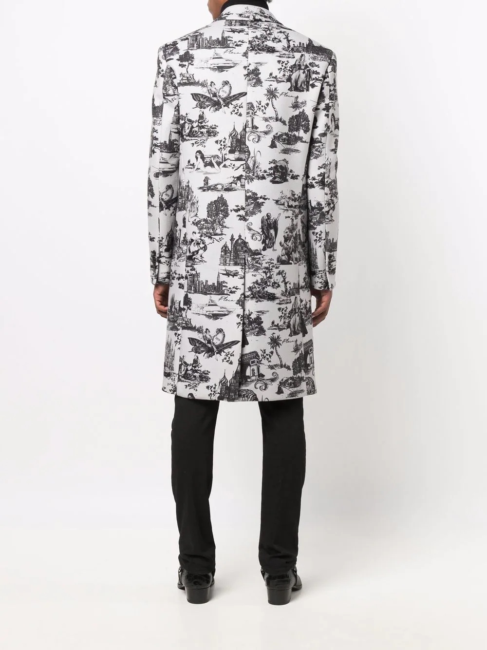 En Plein Air jacquard coat - 4