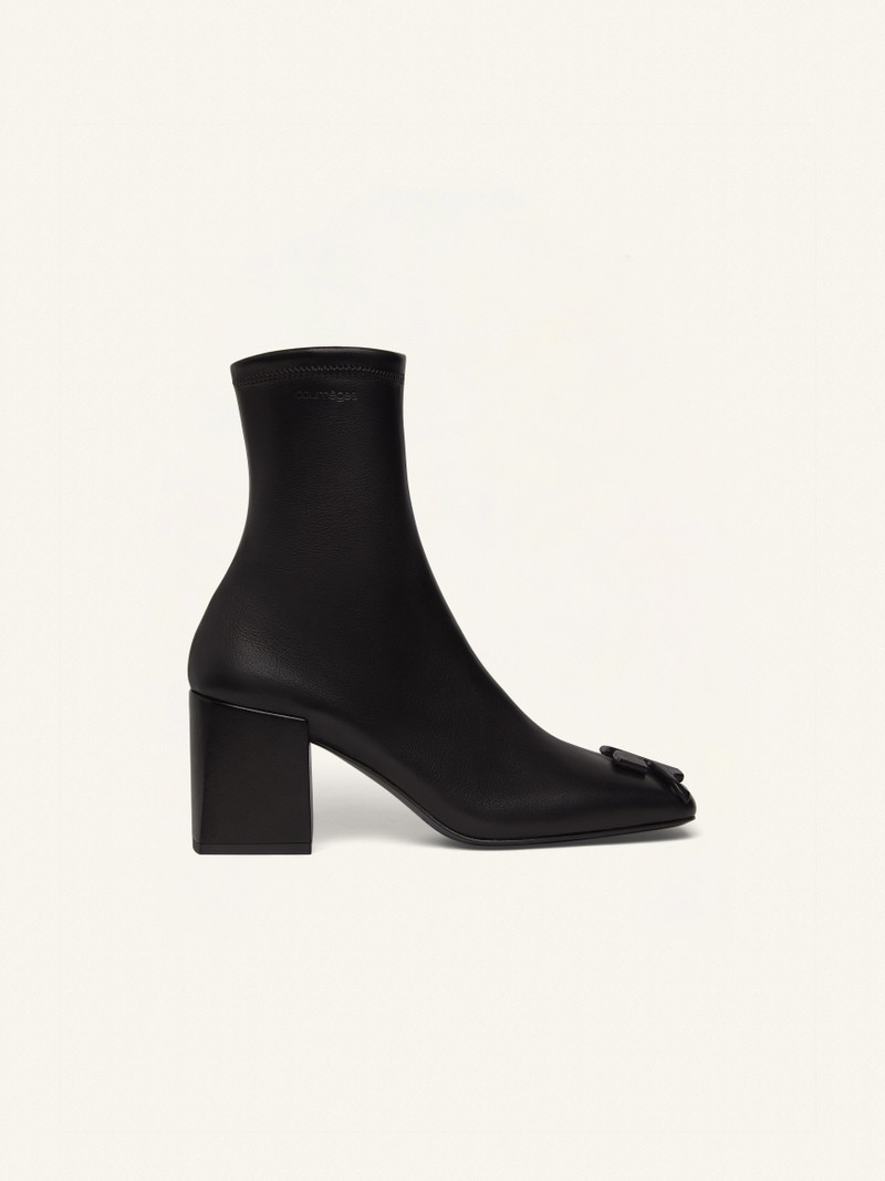 HERITAGE STRETCH LEATHER ANKLE BOOTS 1